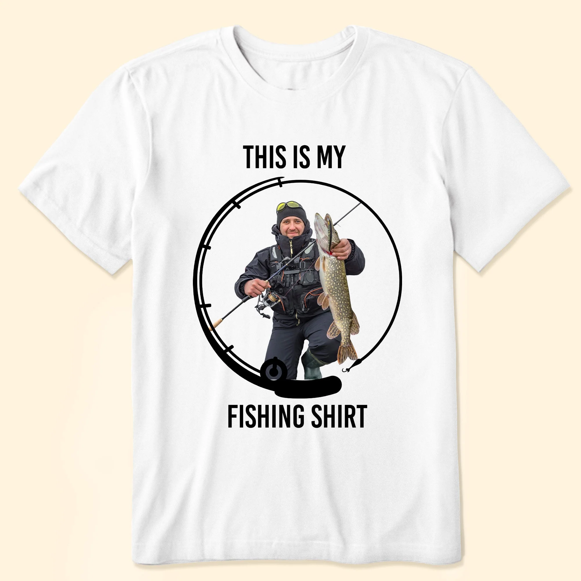 This Is My Fishing Hoodie Fishing Shirt - Personalized Photo Shirt - Image 6