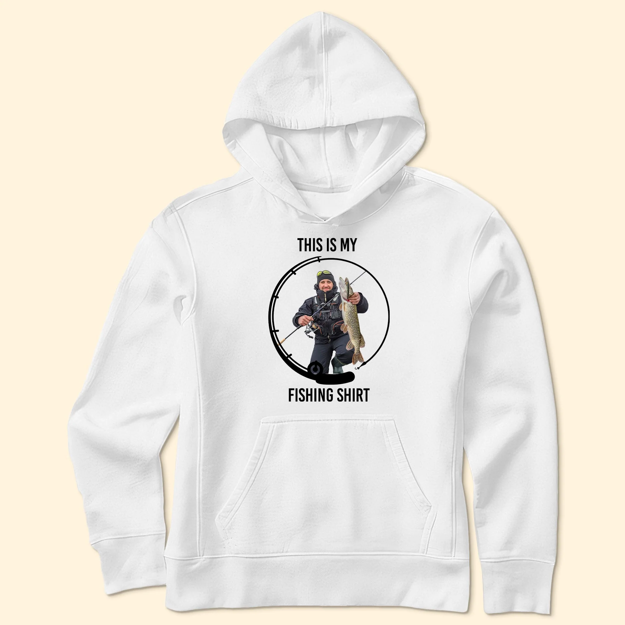 This Is My Fishing Hoodie Fishing Shirt - Personalized Photo Shirt - Image 7