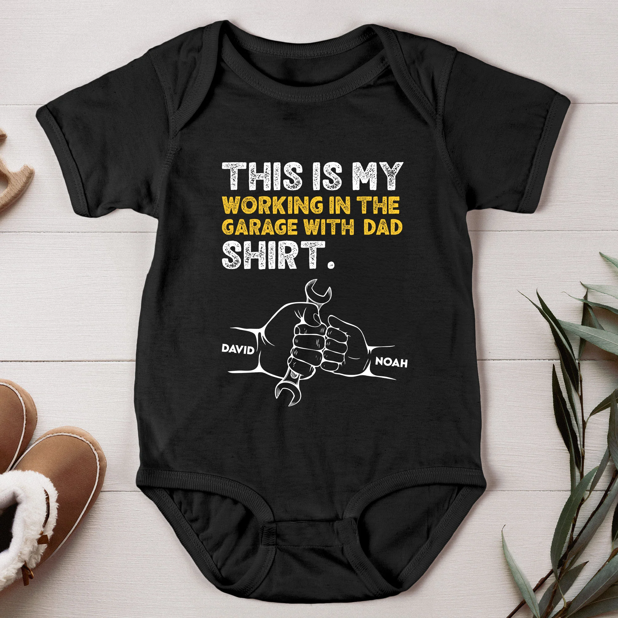 This Is My Garage Shirt - Personalized Matching Shirt And Baby Bodysuit - Image 3