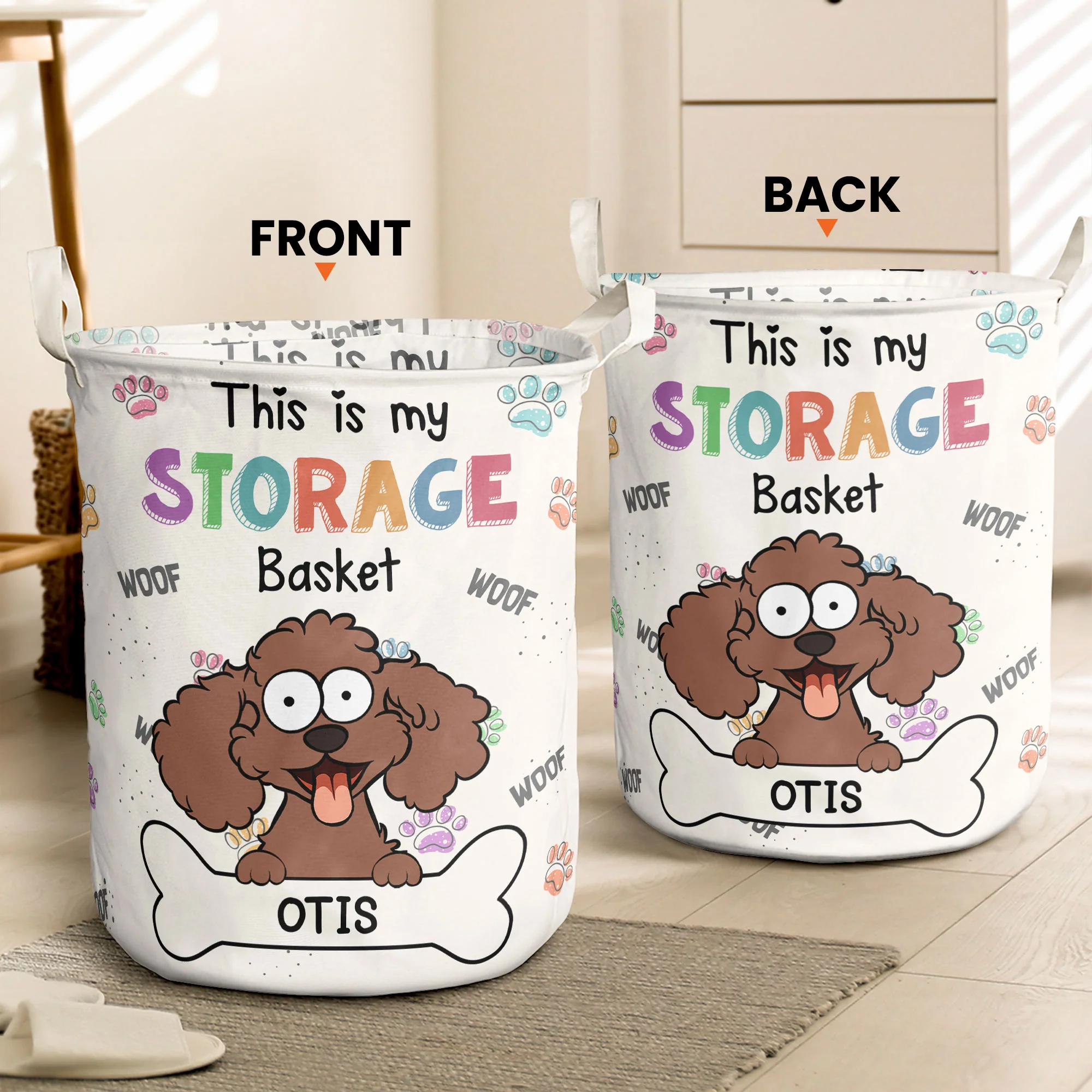 This Is My Storage Basket - Personalized Laundry Storage Basket - Image 2