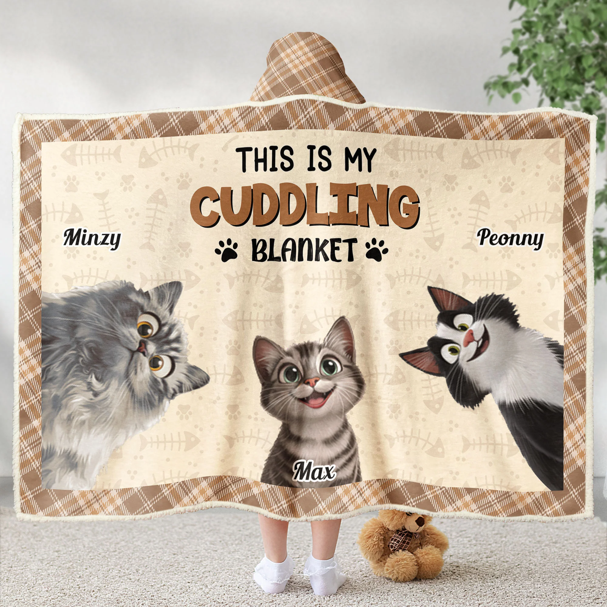 This Is Our Cuddling Blanket - Personalized Wearable Blanket Hoodie - Image 4