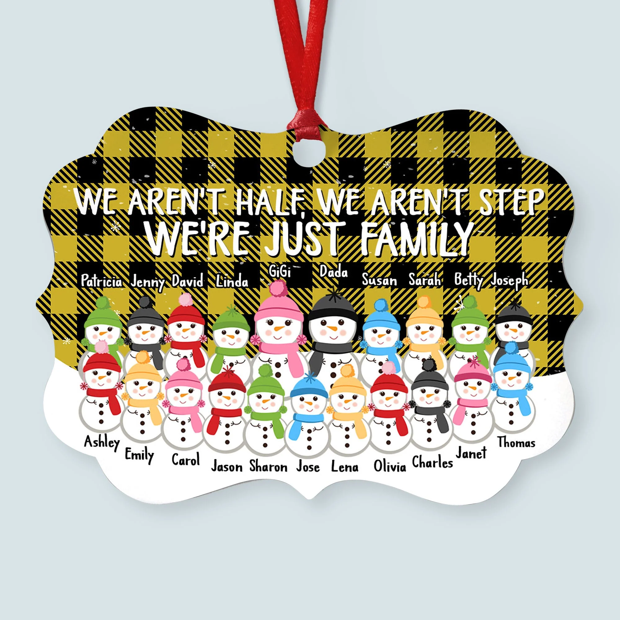This Is Us A Whole Lot Of Love - Personalized Family Ornament - Gift For Grandma - Image 7