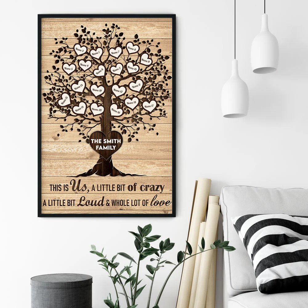 This Is Us  - Personalized Poster/Wrapped Canvas - Christmas Gift For Your Family - Image 2