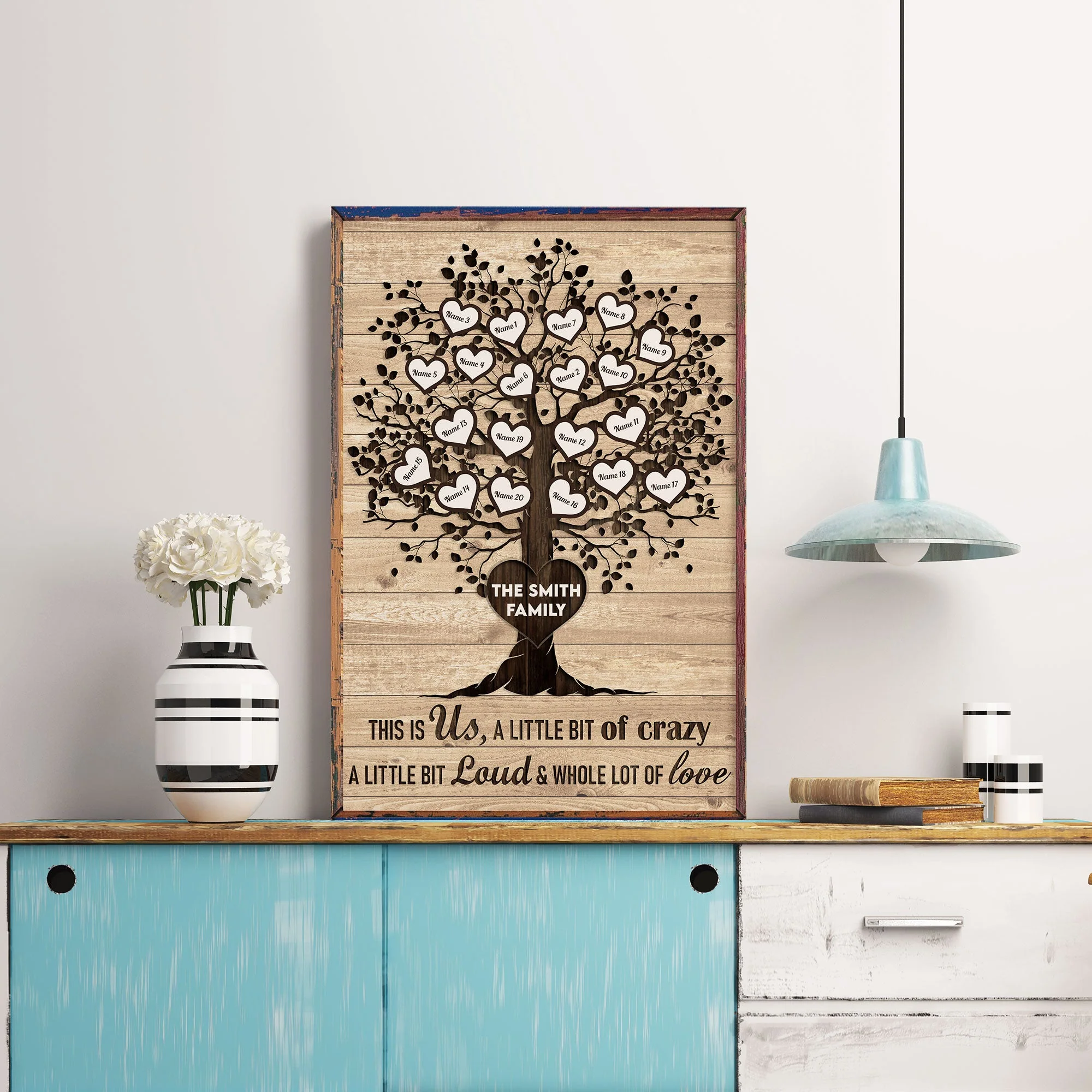 This Is Us  - Personalized Poster/Wrapped Canvas - Christmas Gift For Your Family - Image 3