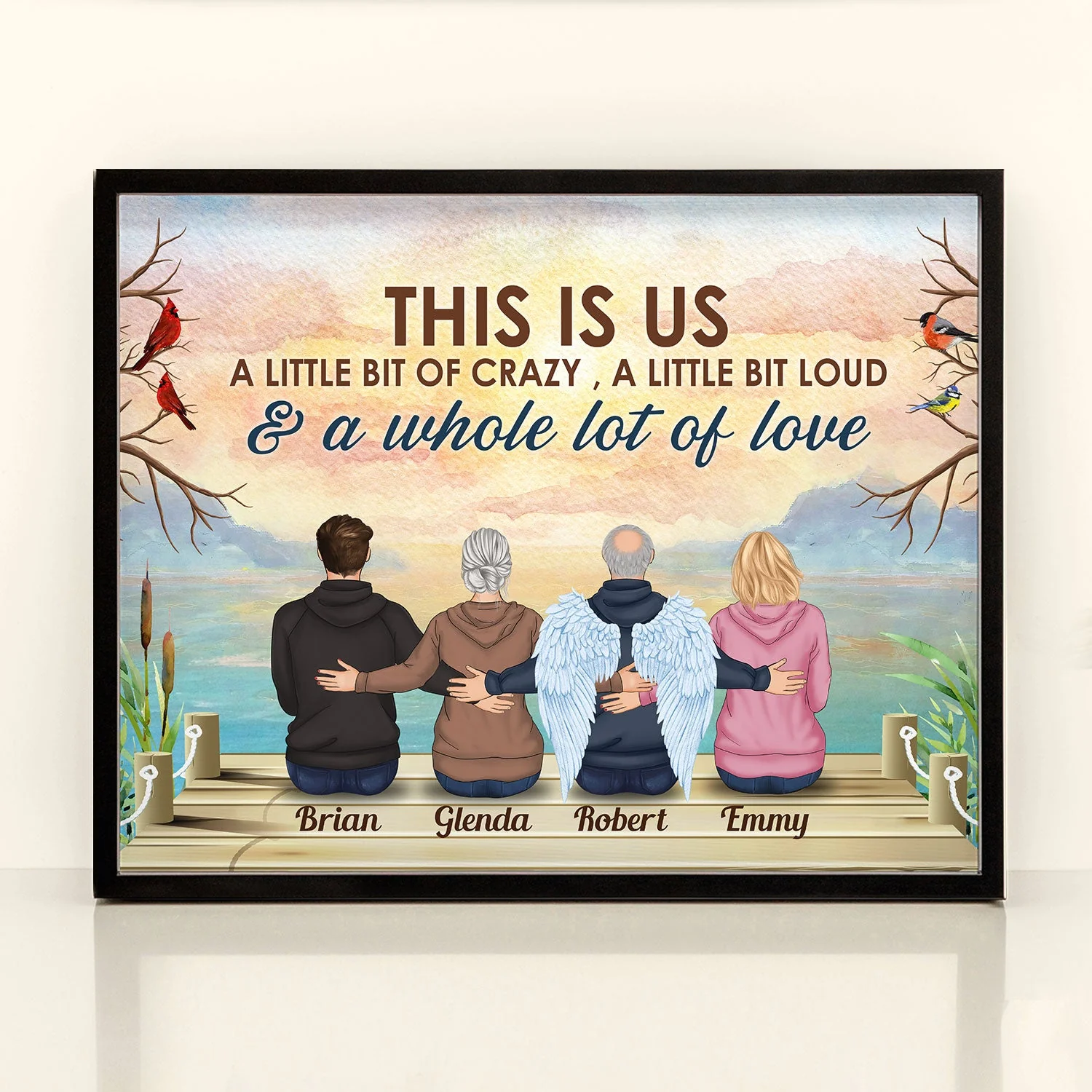 This Is Us  - Personalized Poster - Memorial Gift For Family Members - Image 2
