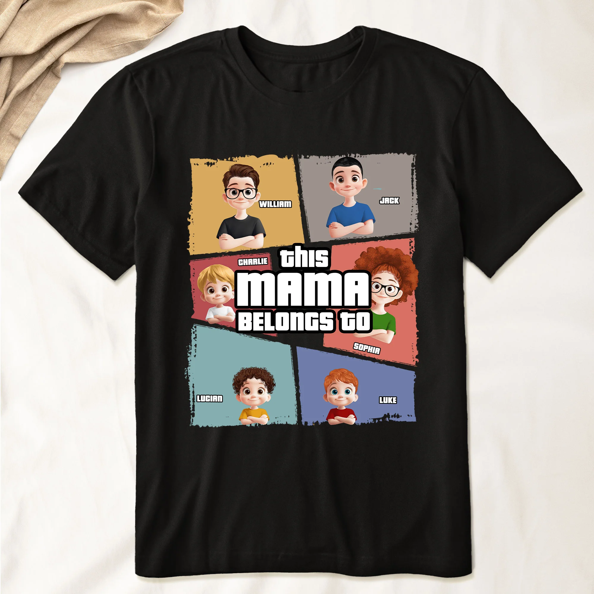 This Mama Belongs To - Personalized Shirt