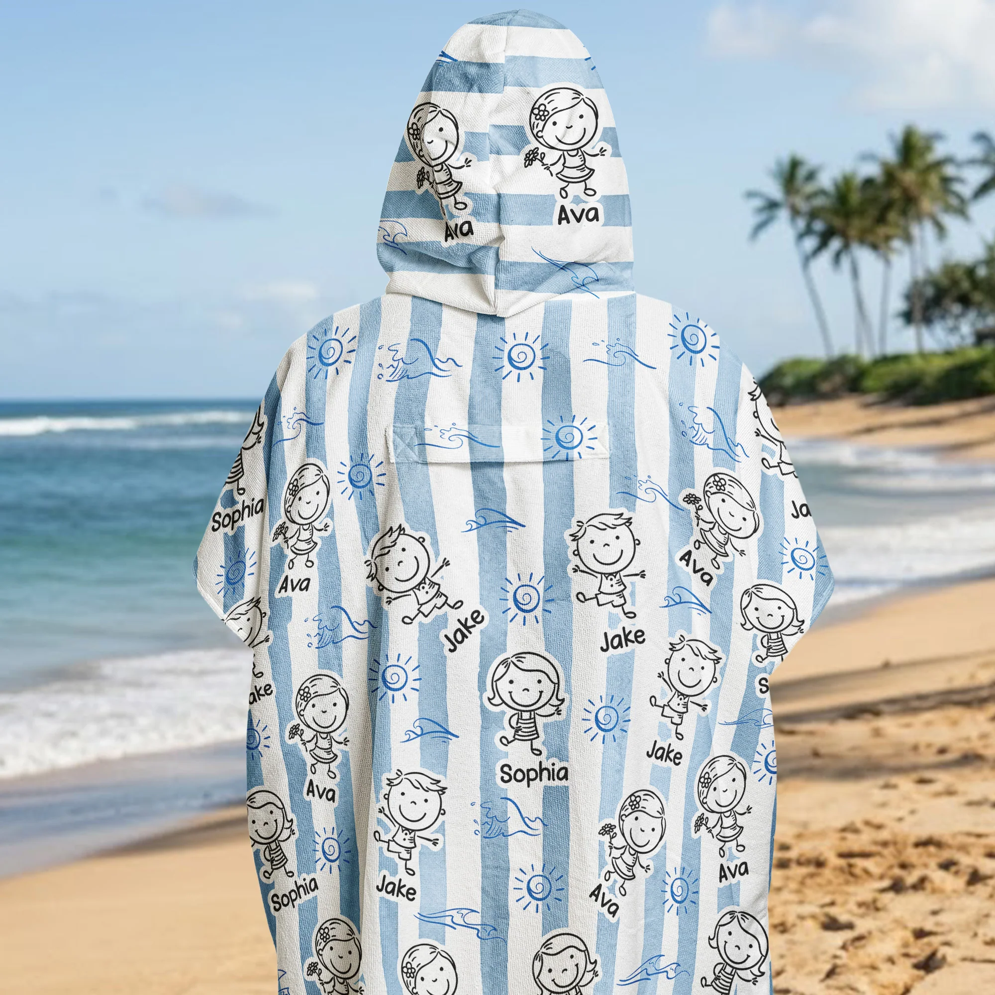 This Mommy Belongs To - Personalized Beach Towel - Image 4