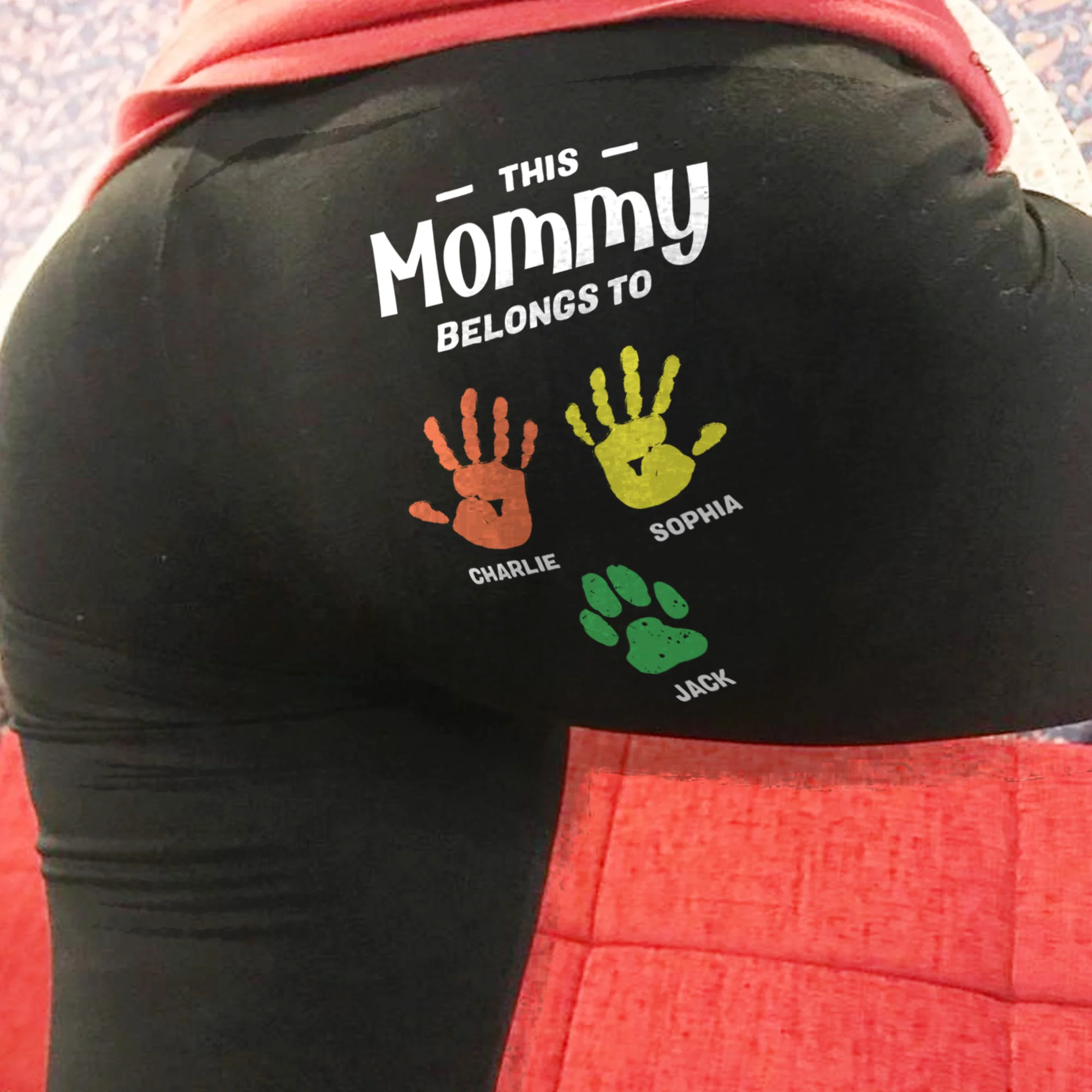 This Mommy Belongs To - Personalized Leggings - Image 2