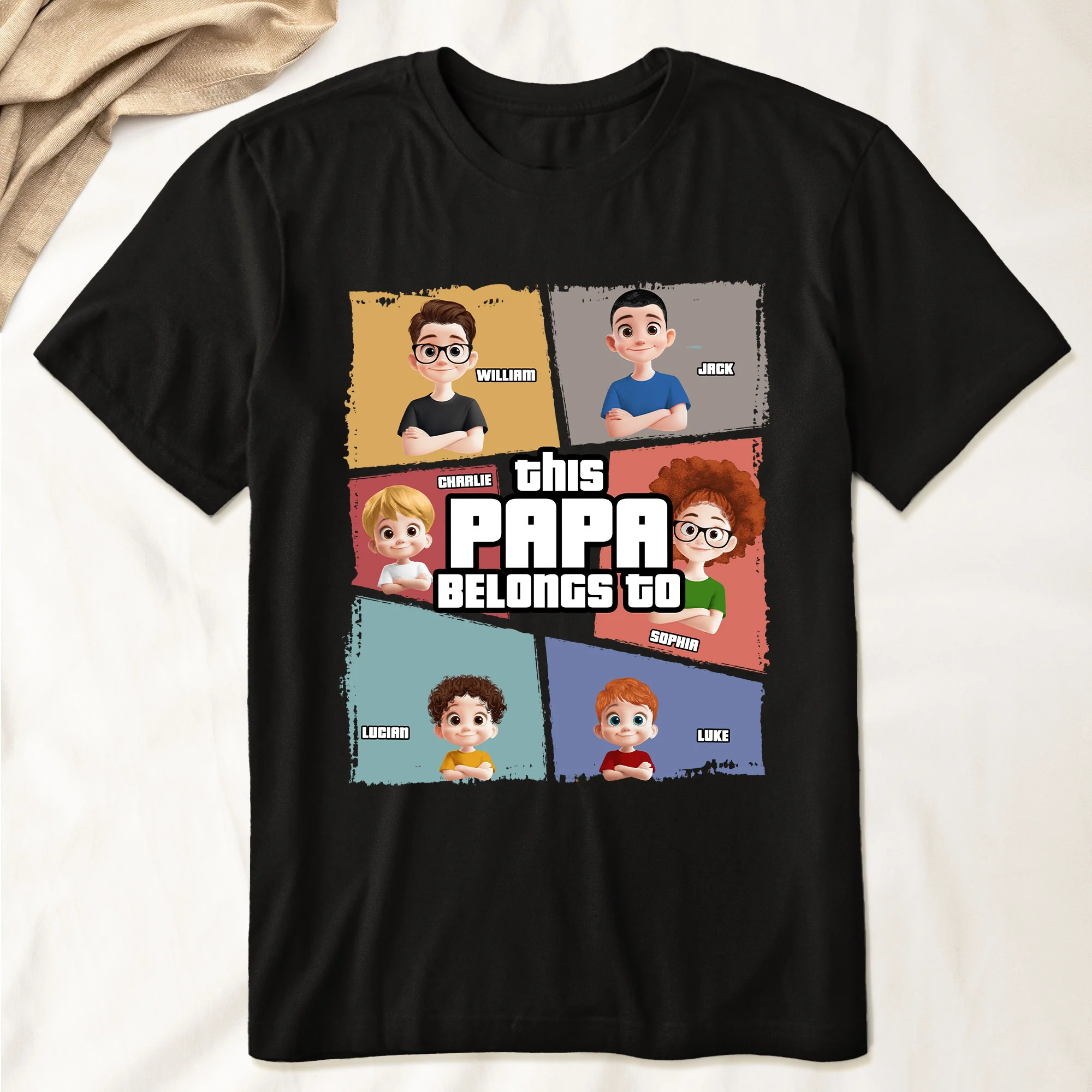 This Papa Belongs To - Custom Father's Day Gift Set - Image 5