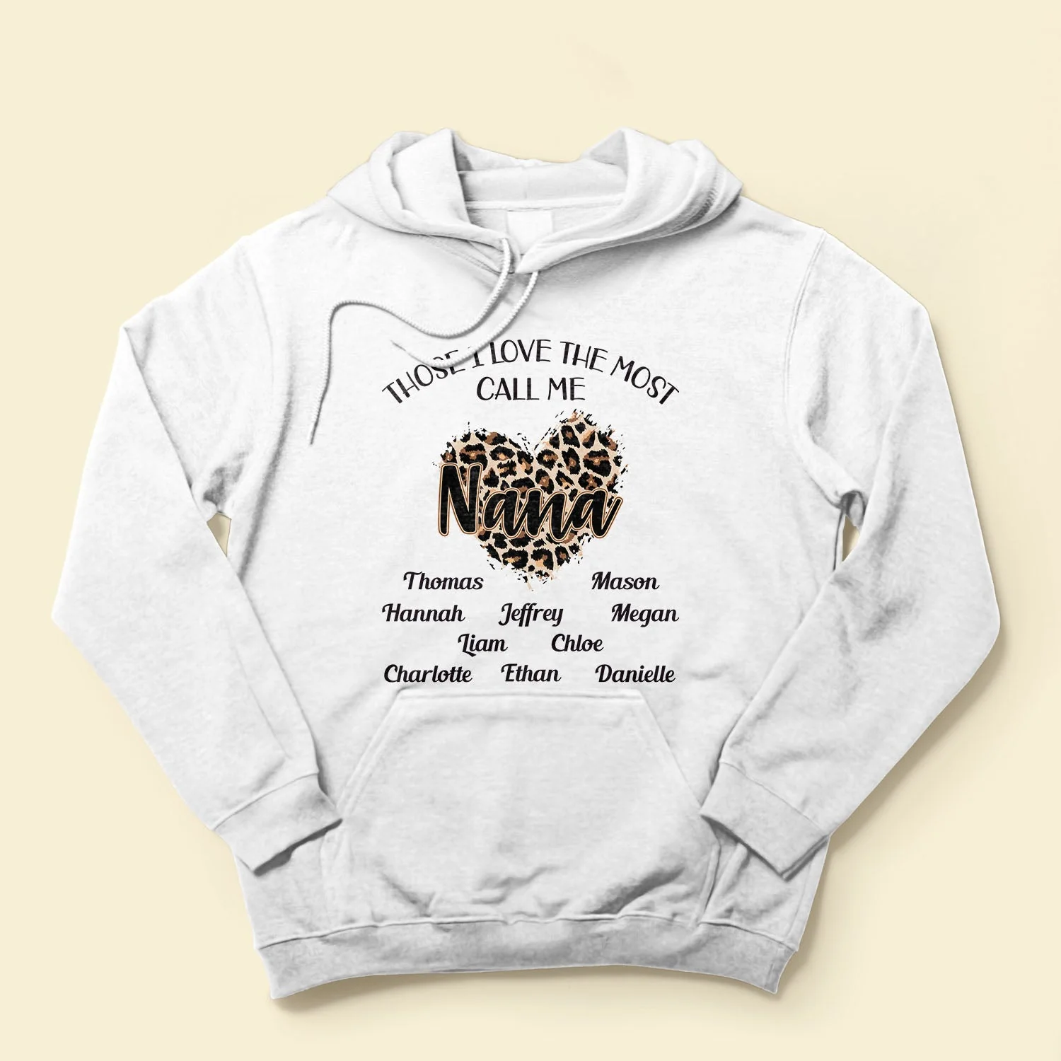 Those I Love The Most Call Me - Personalized Shirt - Birthday Gift Mother's Day Gift For Her, Nana - Gift From Grandkids, Daughters, Sons, Husbands - Image 4
