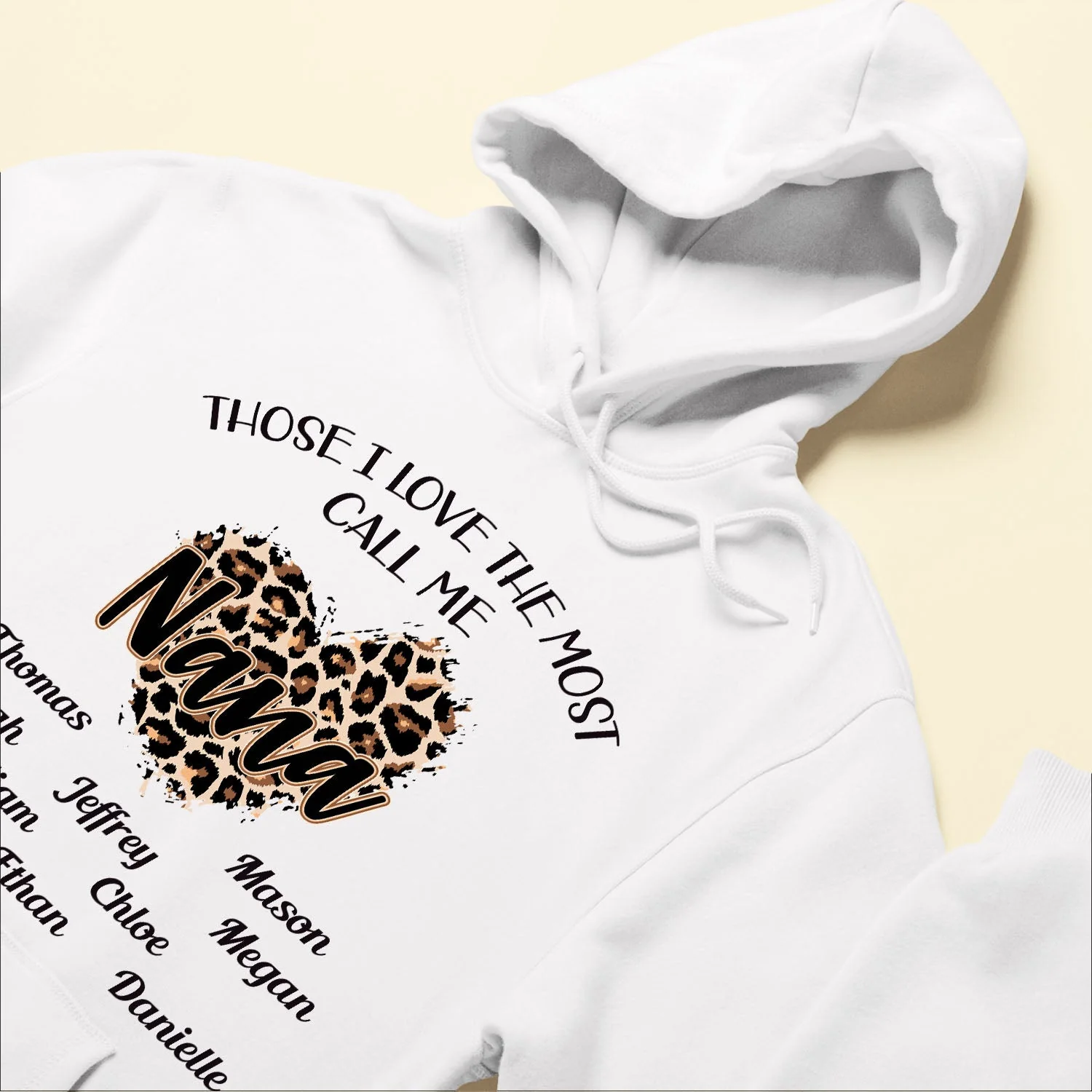 Those I Love The Most Call Me - Personalized Shirt - Birthday Gift Mother's Day Gift For Her, Nana - Gift From Grandkids, Daughters, Sons, Husbands - Image 6