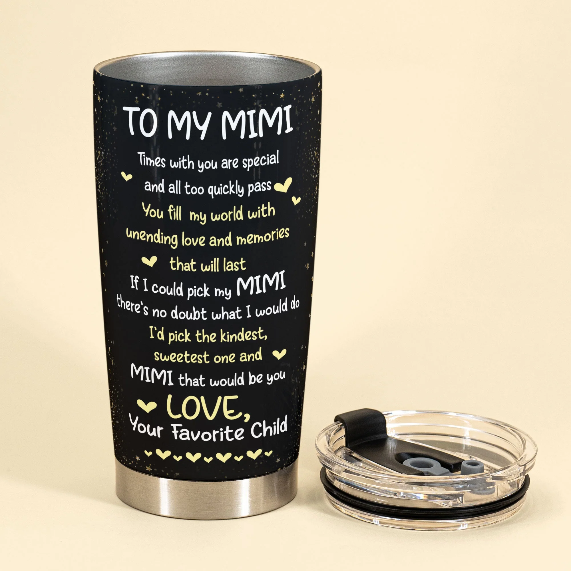 Times With You Are Special & All Too Quickly Pass - Personalized Tumbler Cup - Birthday, Mother's day, Grandparent's day Gift For Grandma, Mimi, Nana, Gigi, Grandmother - Image 3
