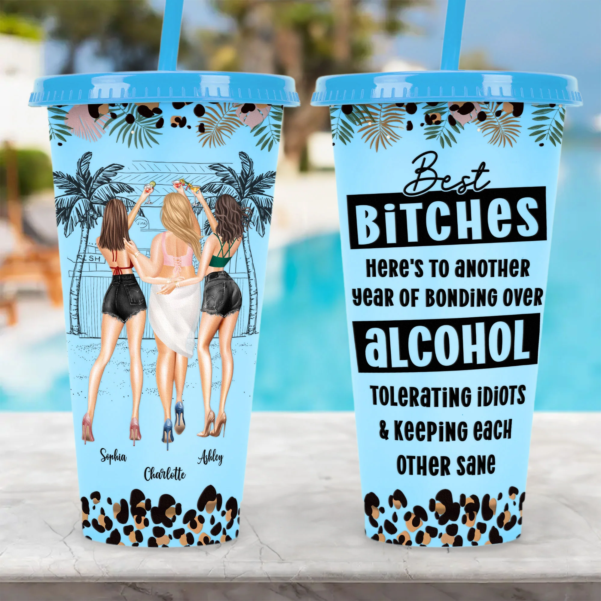 To Another Year Of Bonding - Personalized Color Changing Cup - Image 10