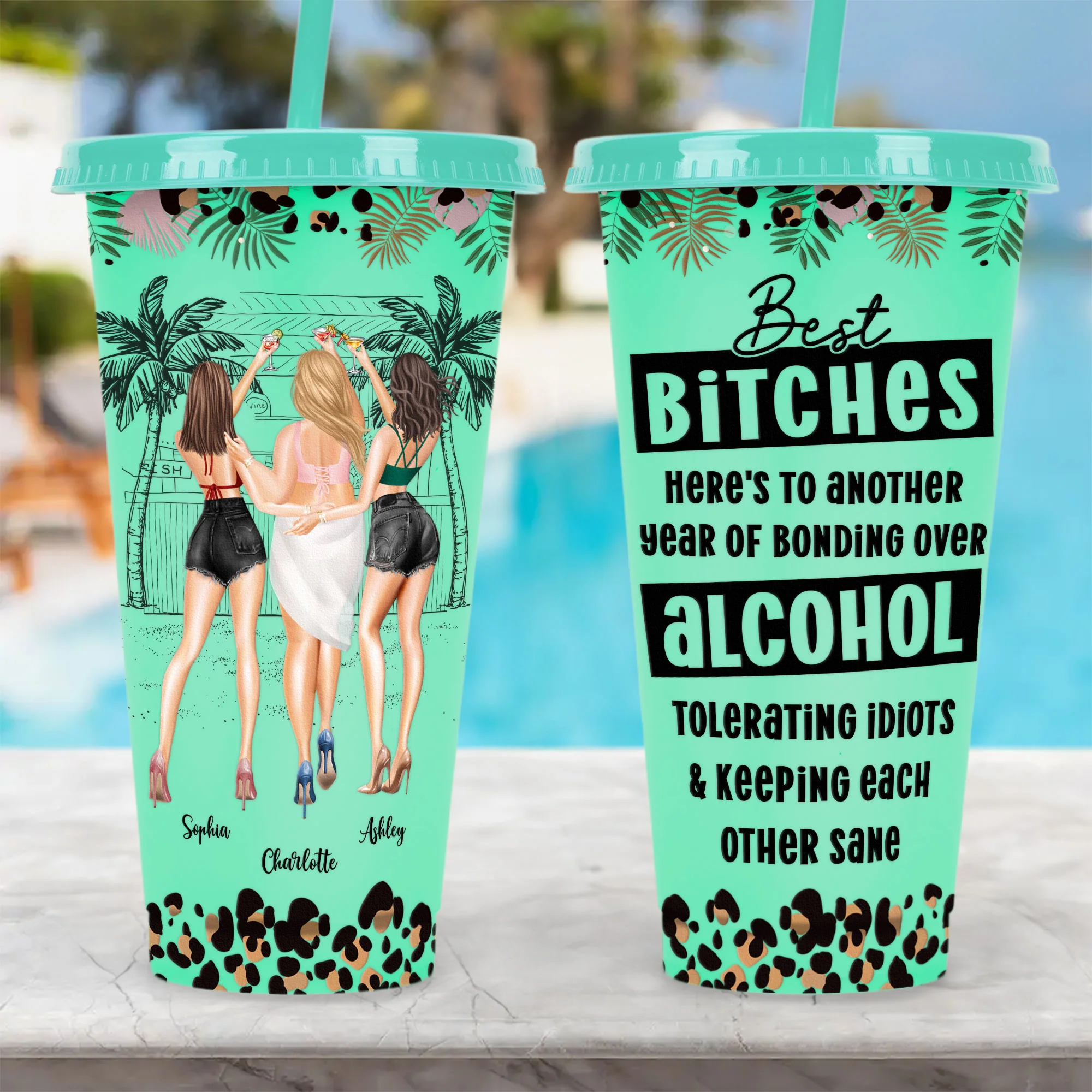 To Another Year Of Bonding - Personalized Color Changing Cup - Image 11
