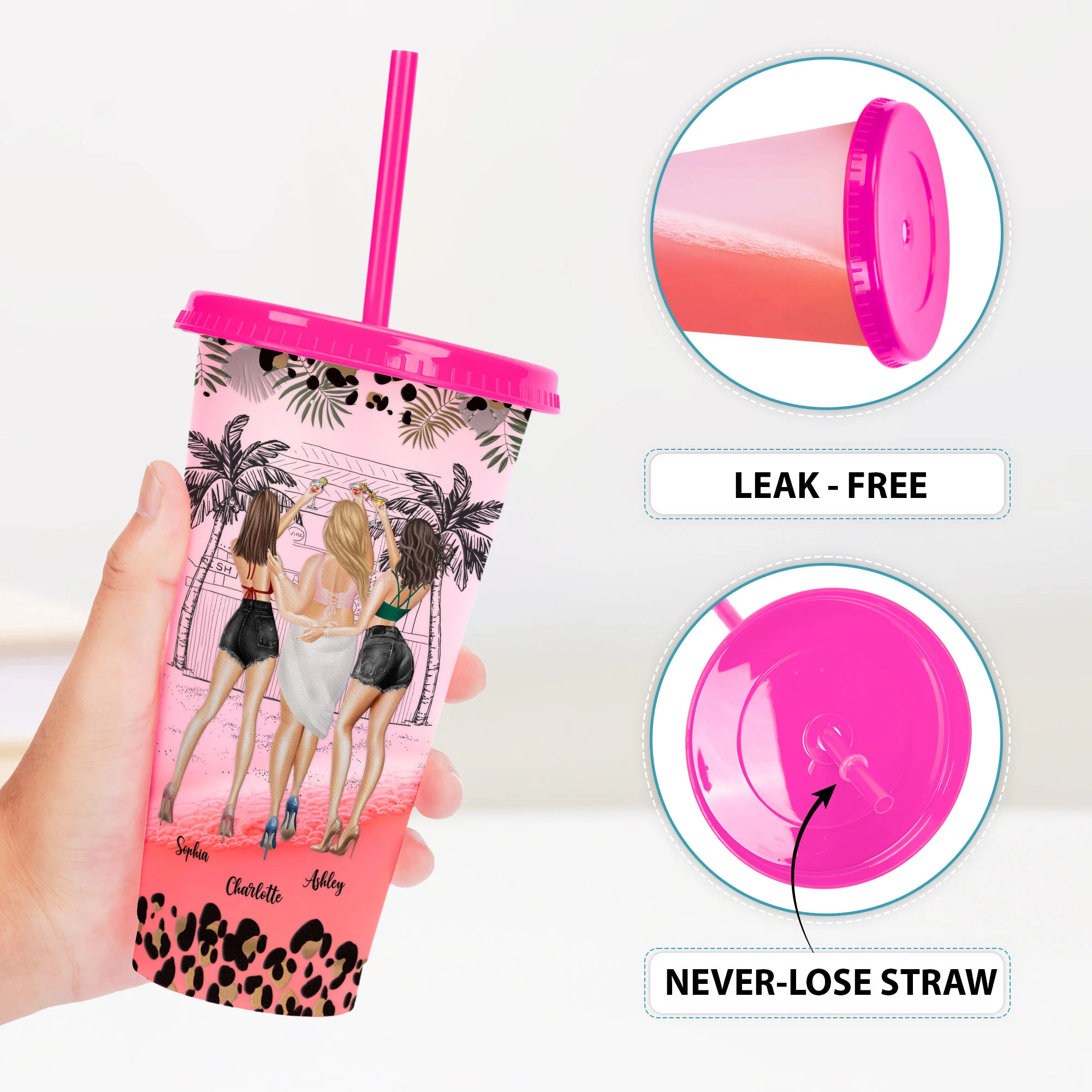 To Another Year Of Bonding - Personalized Color Changing Cup - Image 4