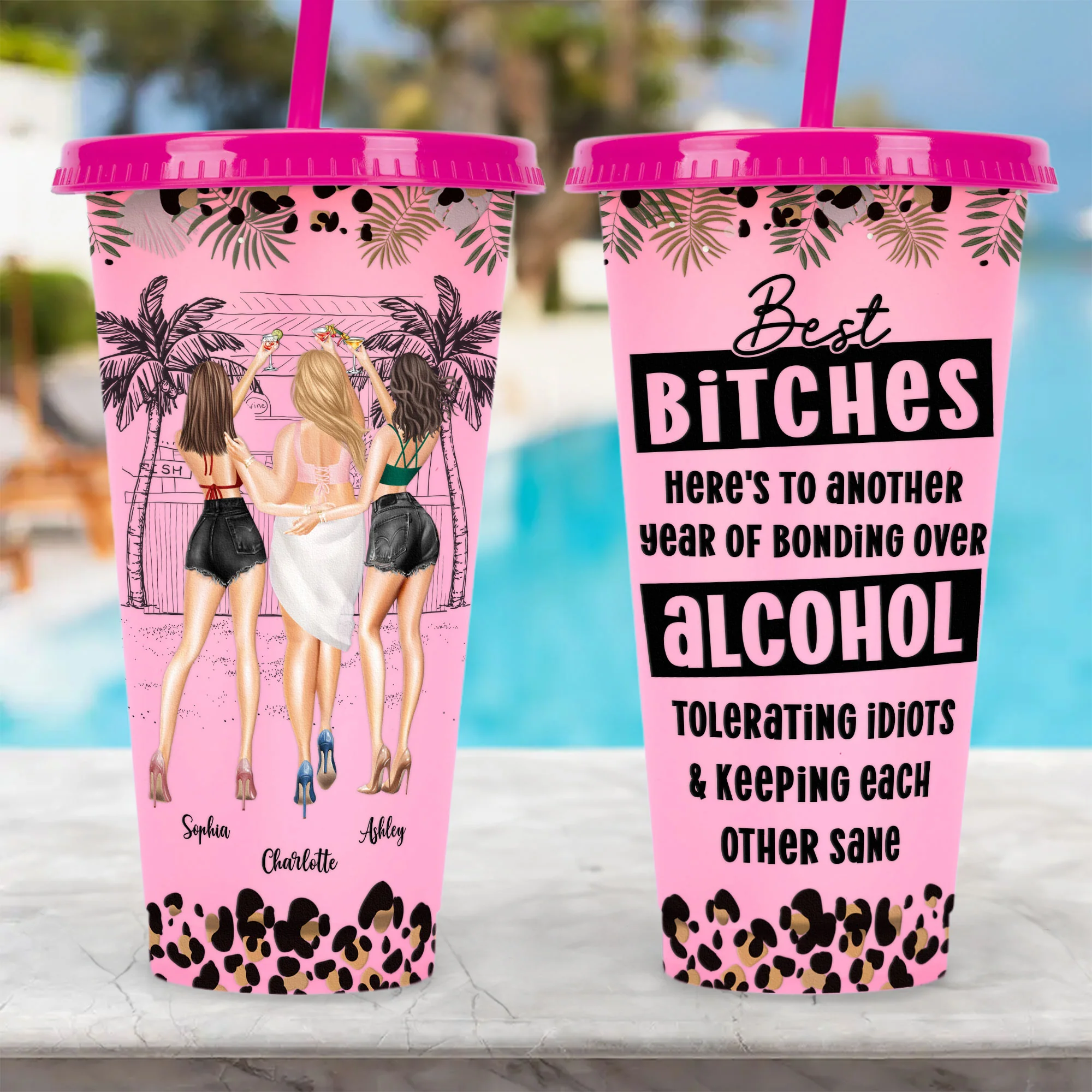 To Another Year Of Bonding - Personalized Color Changing Cup - Image 8