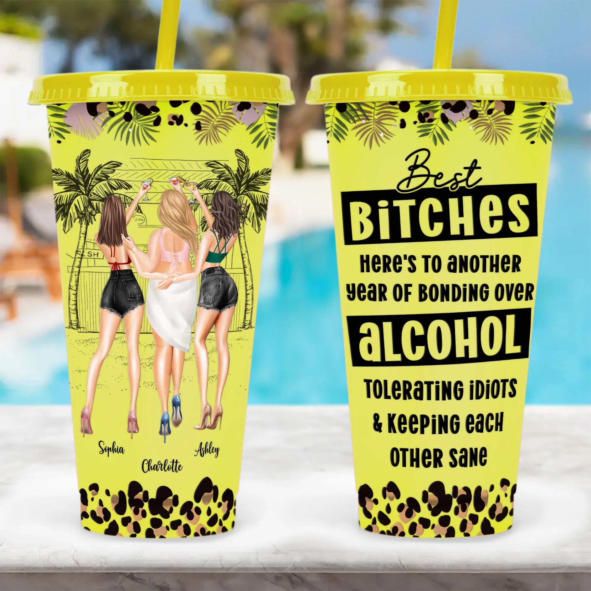 To Another Year Of Bonding - Personalized Color Changing Cup - Image 9