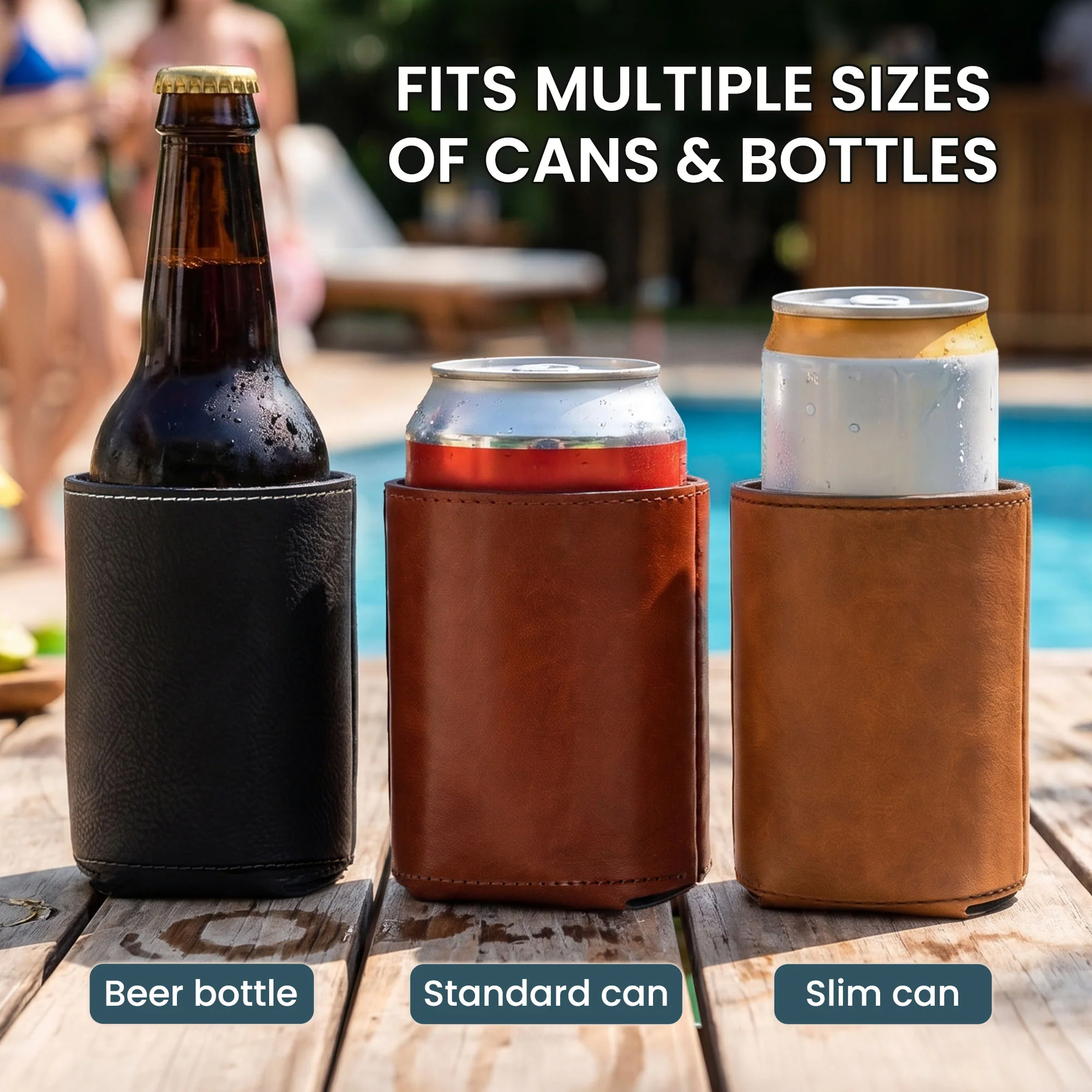 To Dad From The Reasons You Drink - Personalized Can Cooler - Image 5