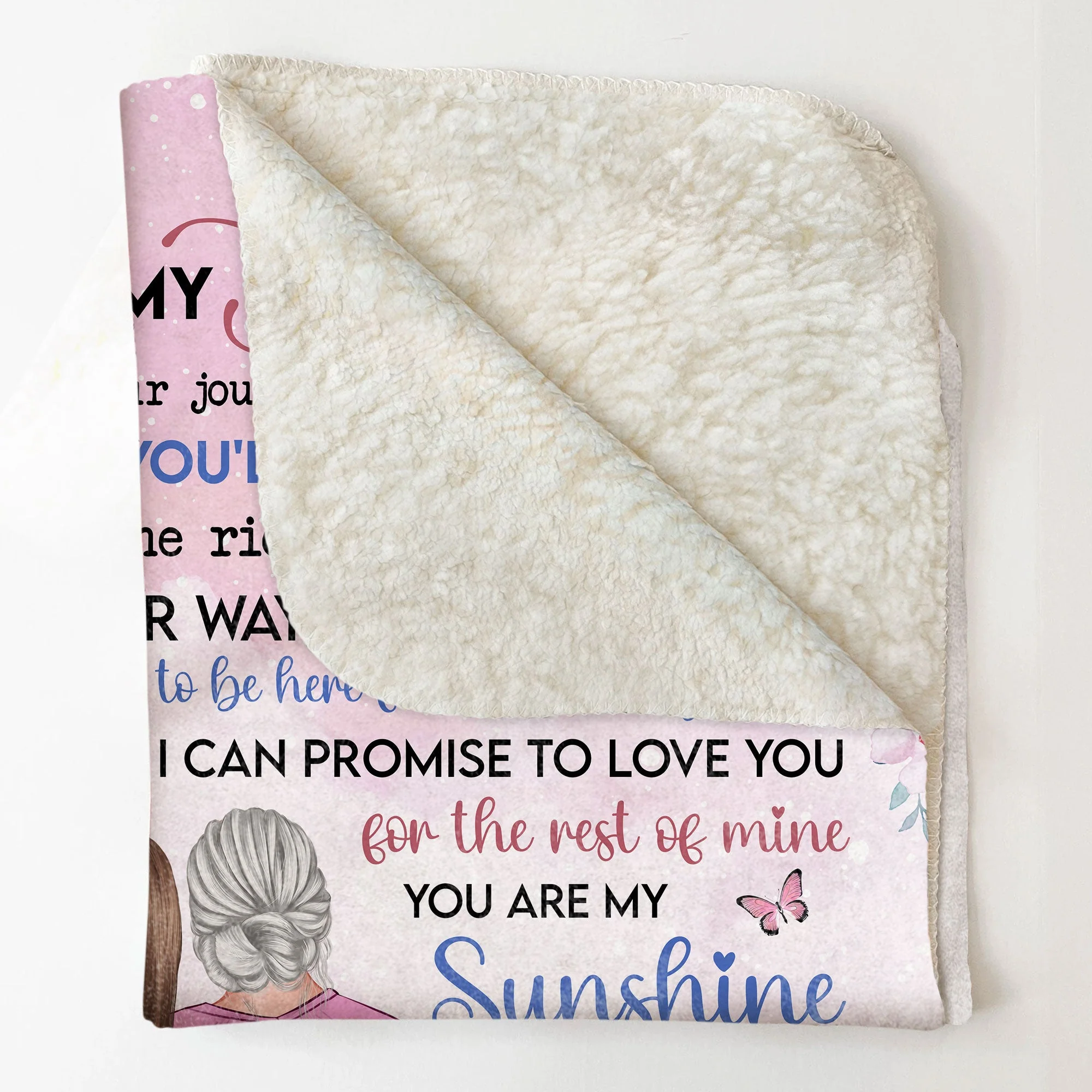 To My Daughter I Love You Forever And Always - Personalized Blanket - Image 6