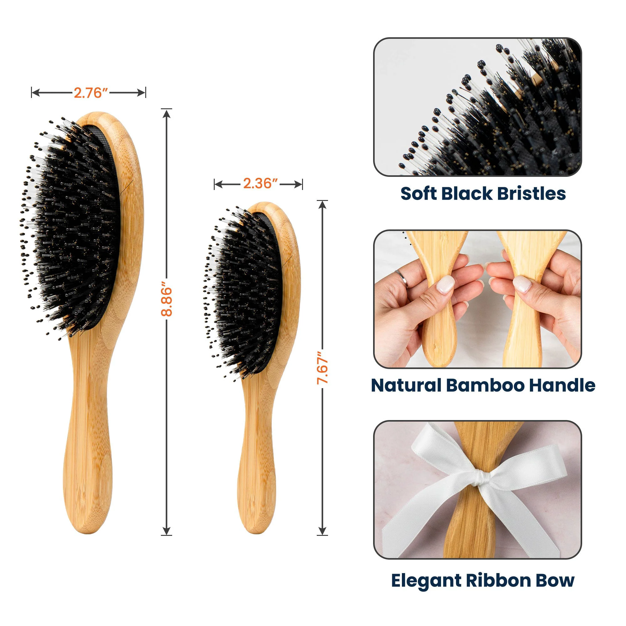 To My Daughter I Want You To Know I Love You - Personalized Hair Brush - Image 6