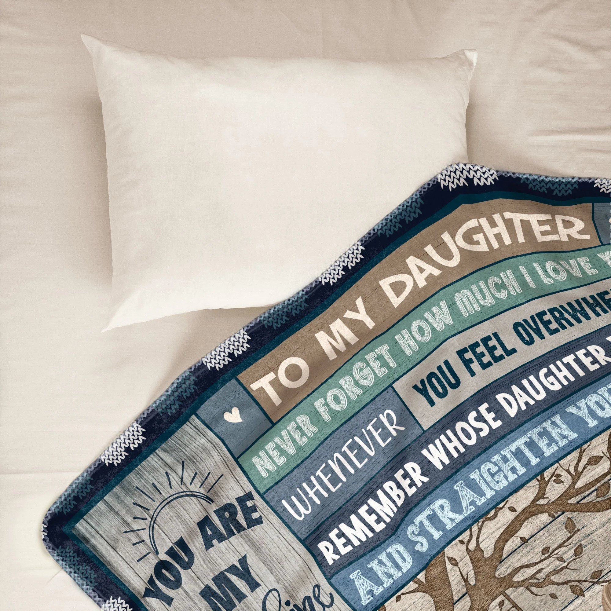 To My Daughter Son Never Forget How Much I Love You - Personalized Blanket - Image 7