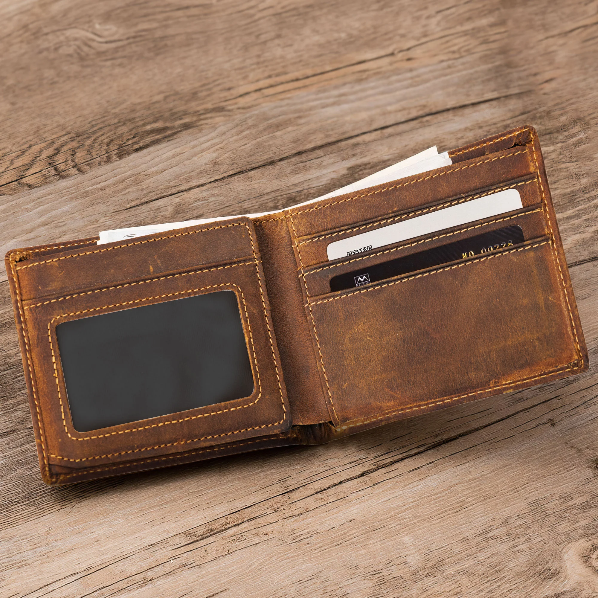 To My Husband You Are My Everything - Personalized Leather Wallet - Image 2