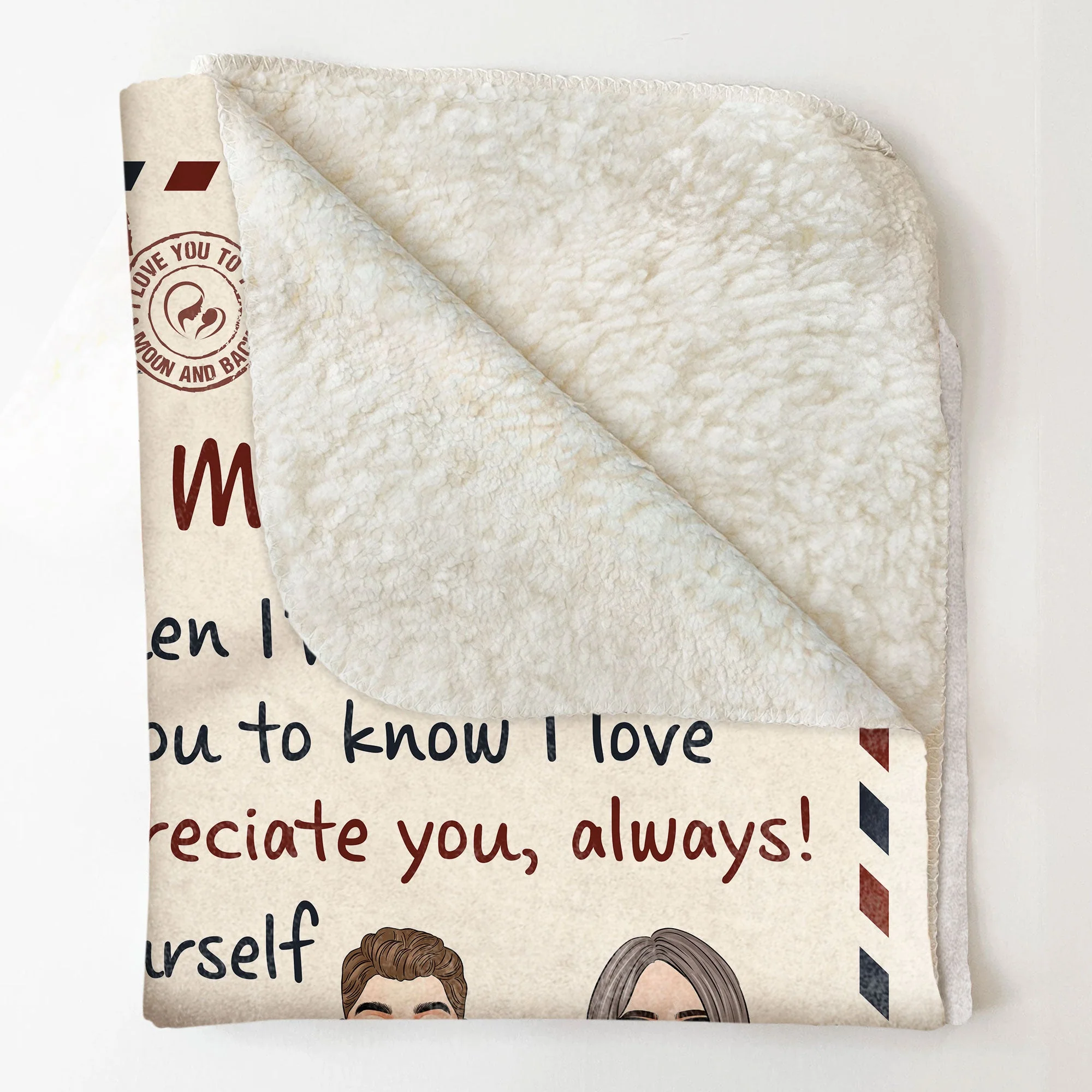 To My Mom I'm Not Close - Personalized Blanket - Image 4