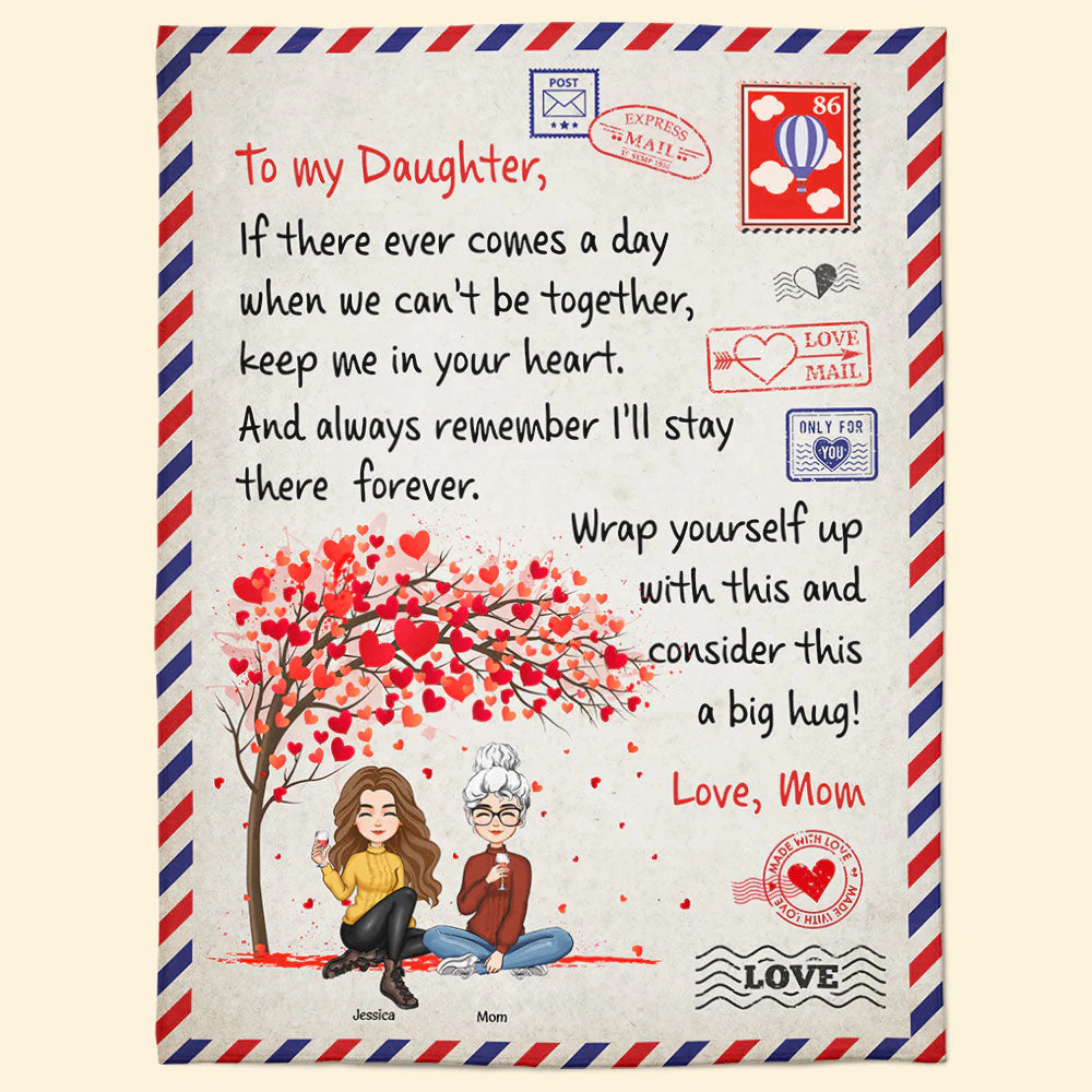 To My Son To My Daughter I Love You Forever And Always - Personalized Blanket - Birthday, Loving Gift For Son