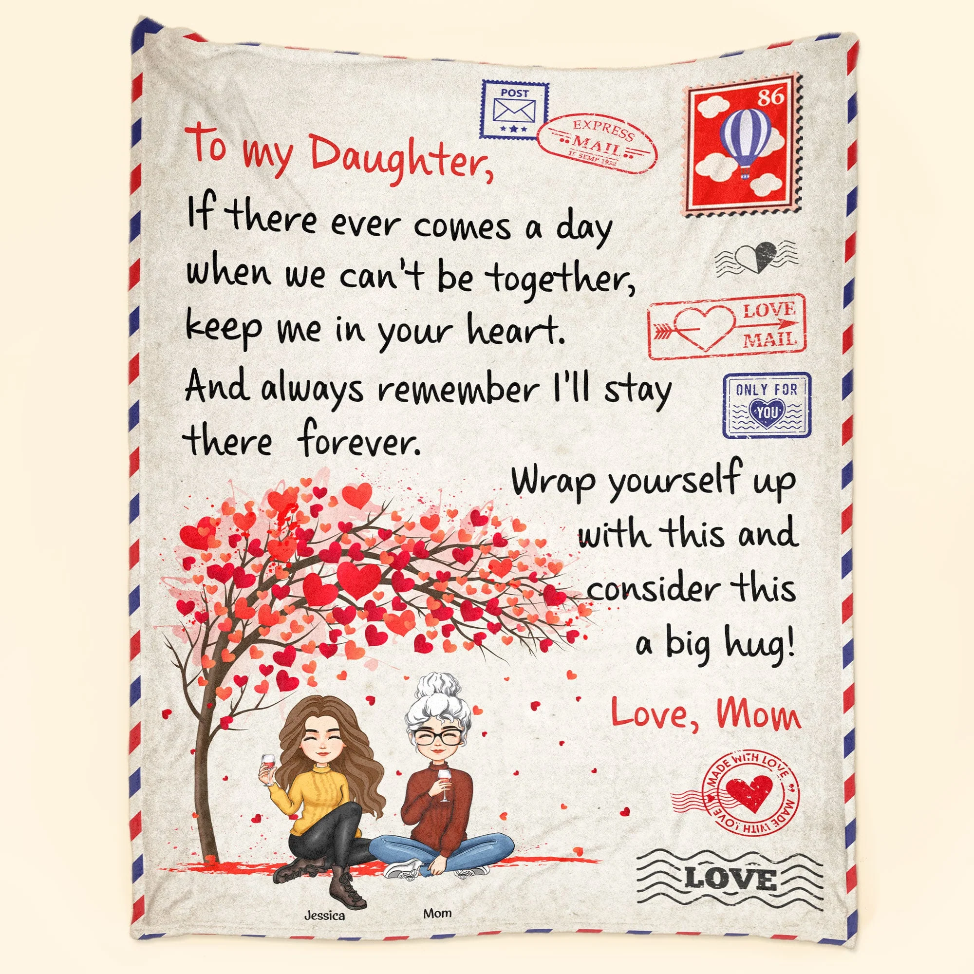 To My Son To My Daughter I Love You Forever And Always - Personalized Blanket - Birthday, Loving Gift For Son - Image 7