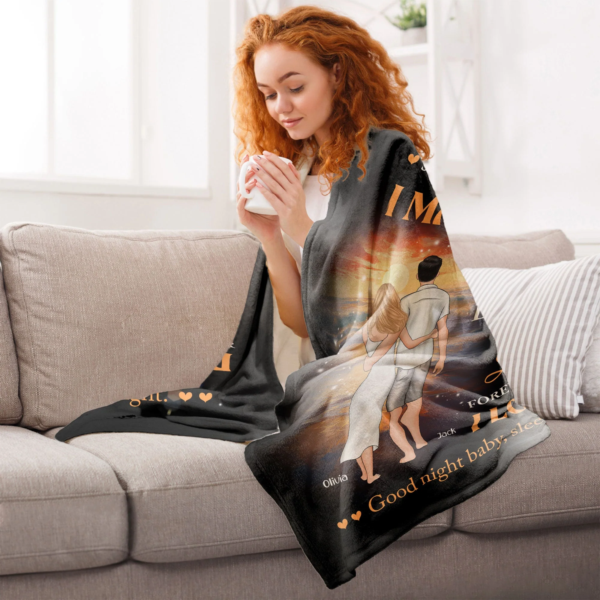 To My Wife Love Made Us Forever Together - Personalized Blanket - Image 5
