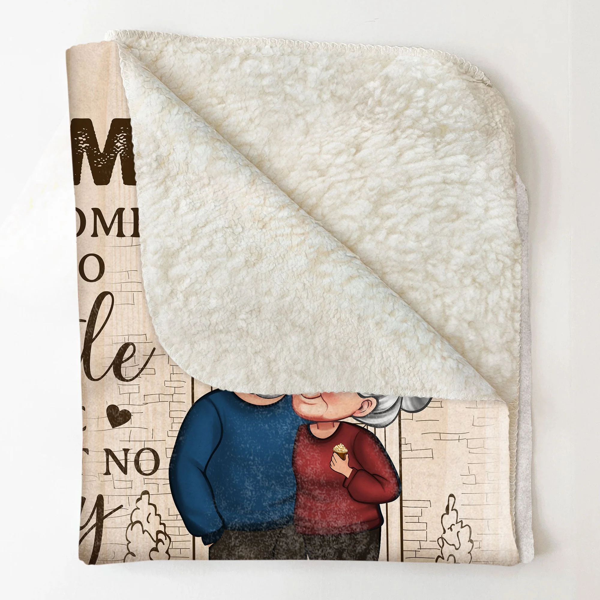 To My Wife Our Home Ain't No Castle - Personalized Blanket - Anniversary Gifts For Her, Wife - Gift For Wife - Image 4