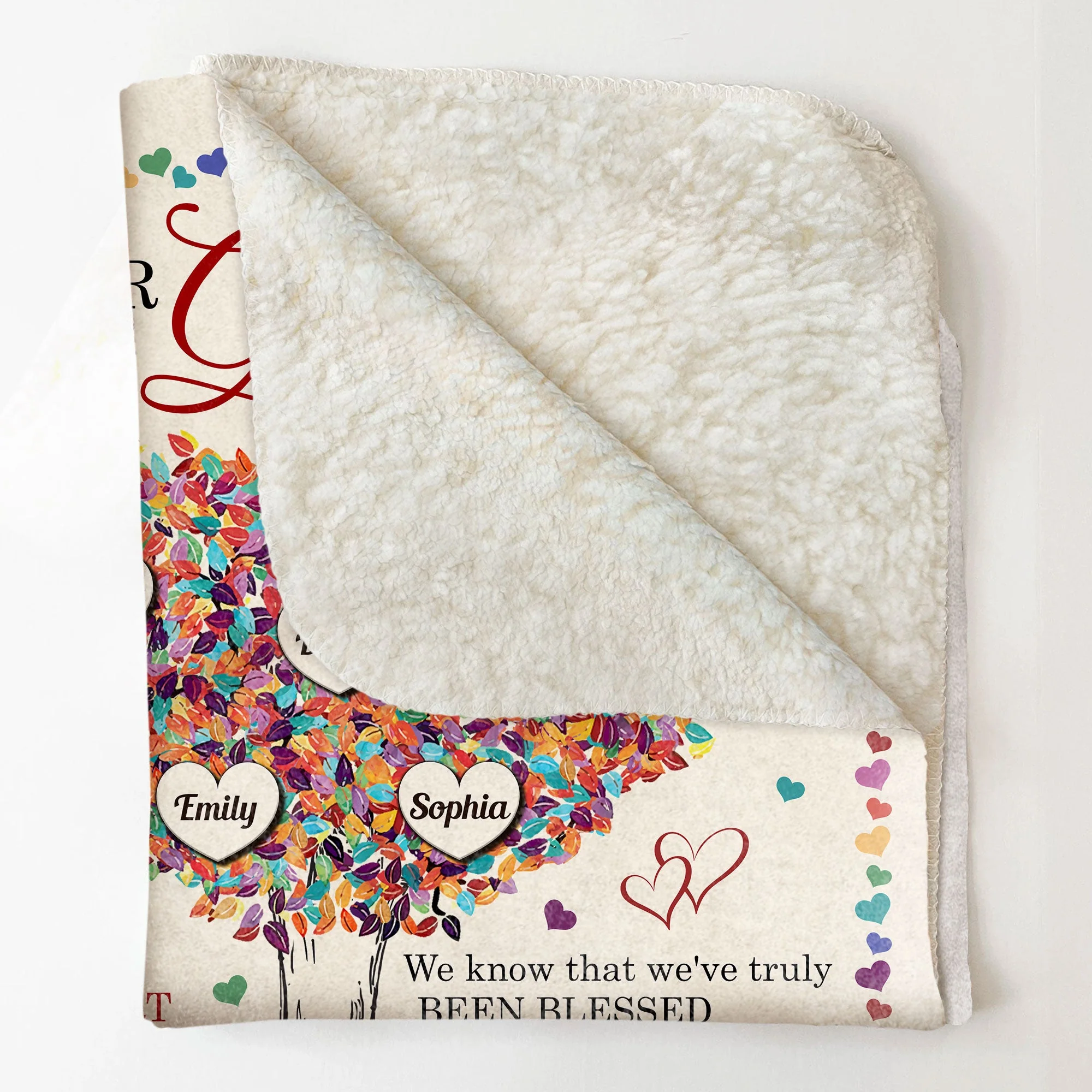 To Our Grandma Thank You For Your Love And Support - Personalized Blanket - Image 5