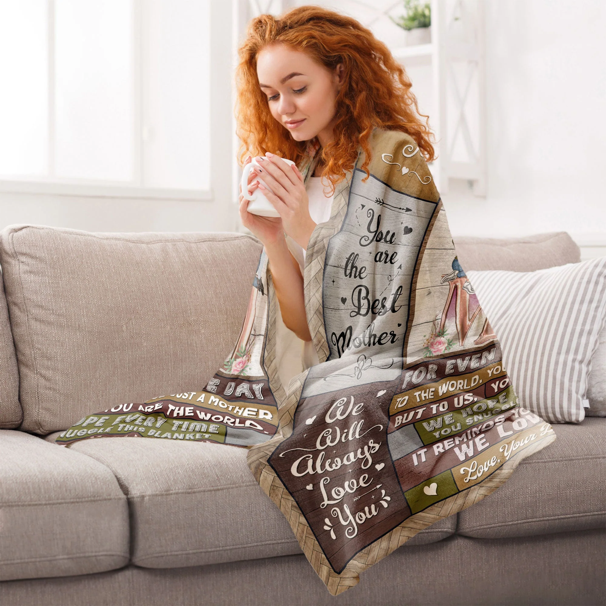 To Us You Are The World - Personalized Blanket - Image 4