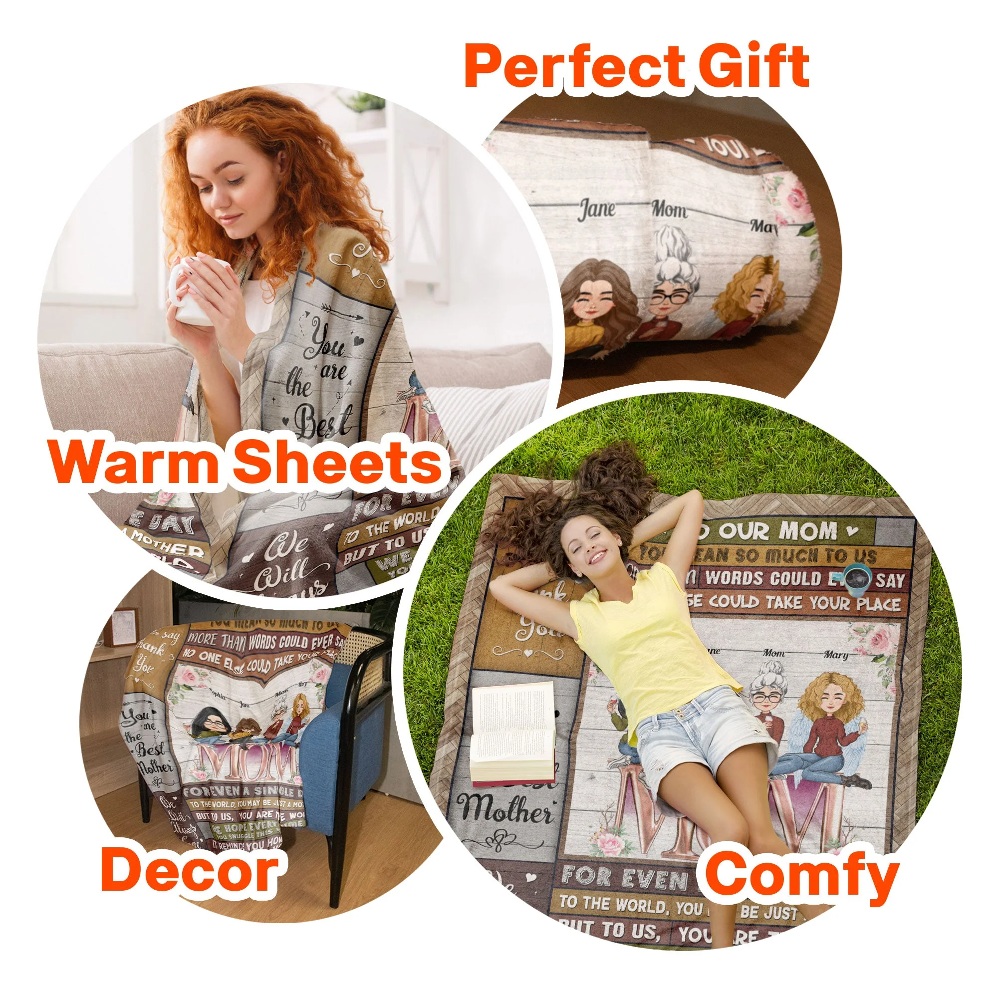 To Us You Are The World - Personalized Blanket - Image 7