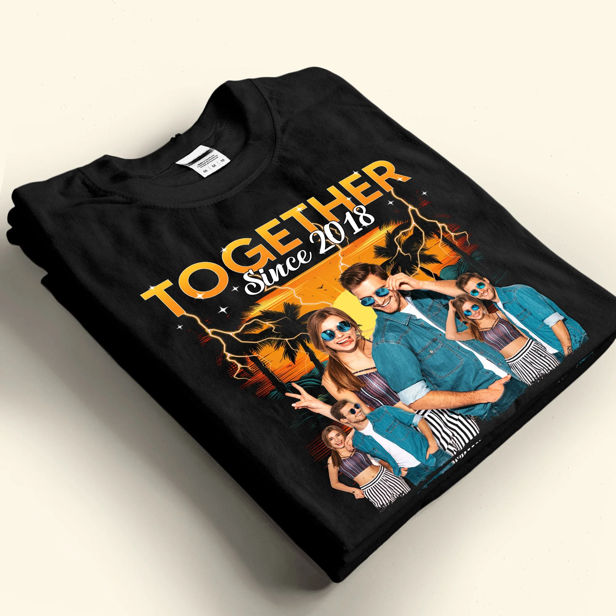Together Since Bootleg Shirt - Personalized Photo Shirt - Image 5