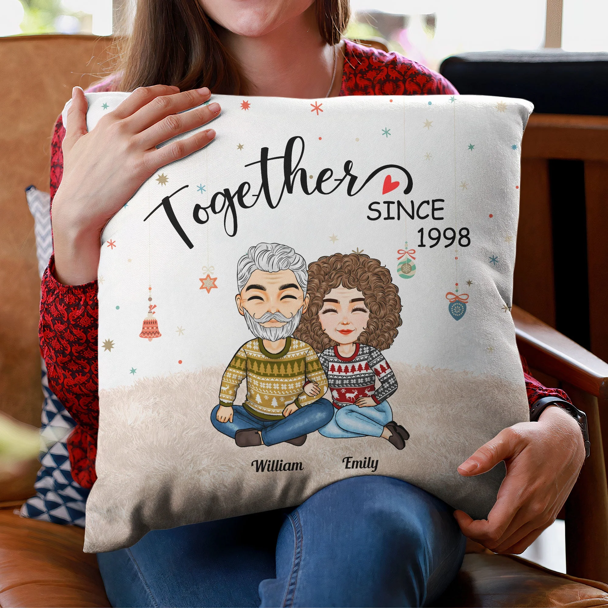 Together Since New Version - Personalized Pillow (Insert Included) - Image 3