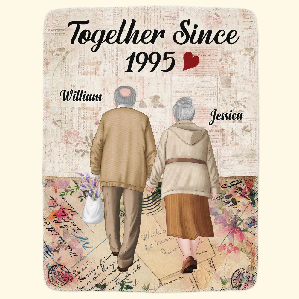 Together Since - Personalized Blanket - Image 3