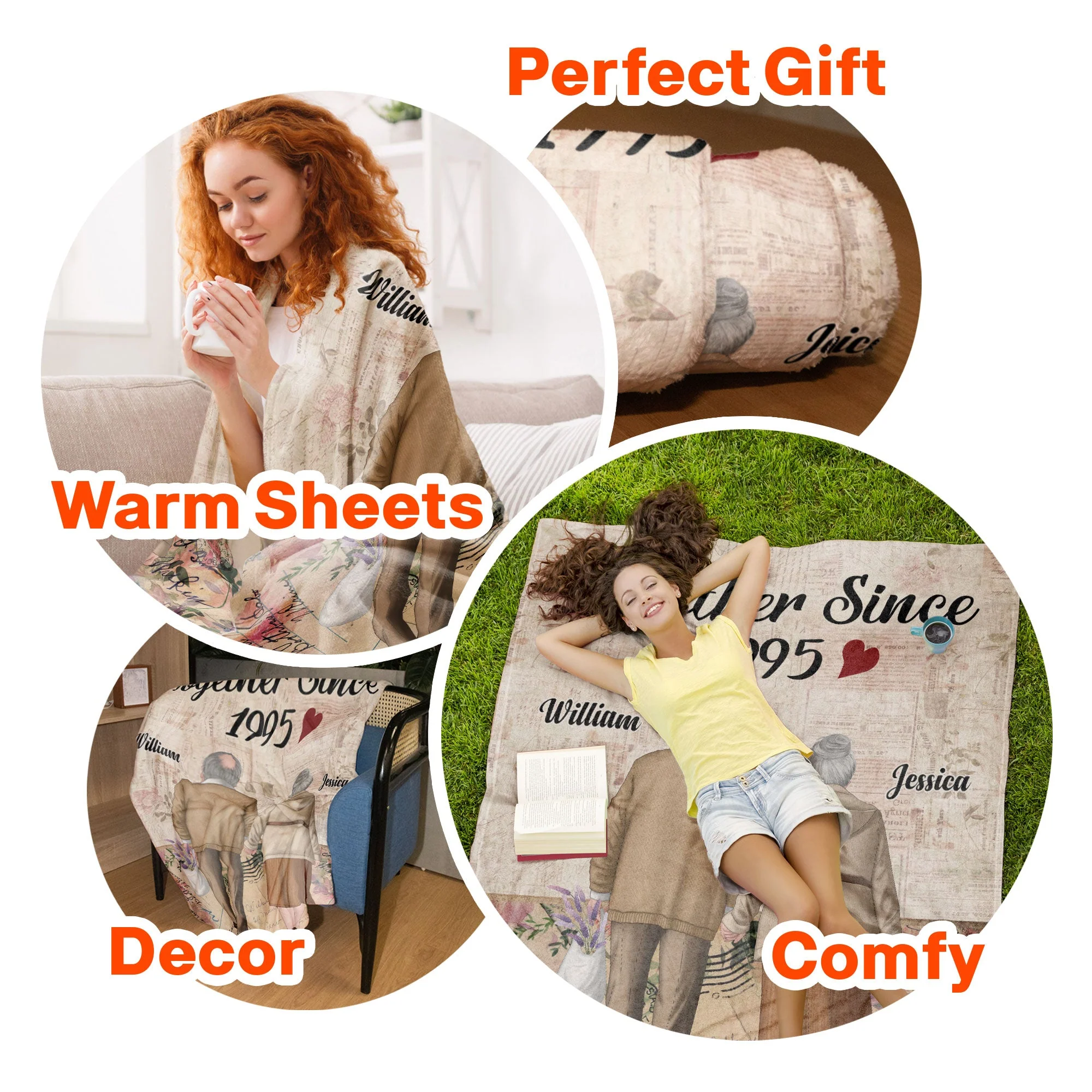 Together Since - Personalized Blanket - Image 6