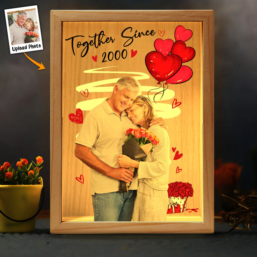 Together Since - Personalized Frame Light Box - Image 2