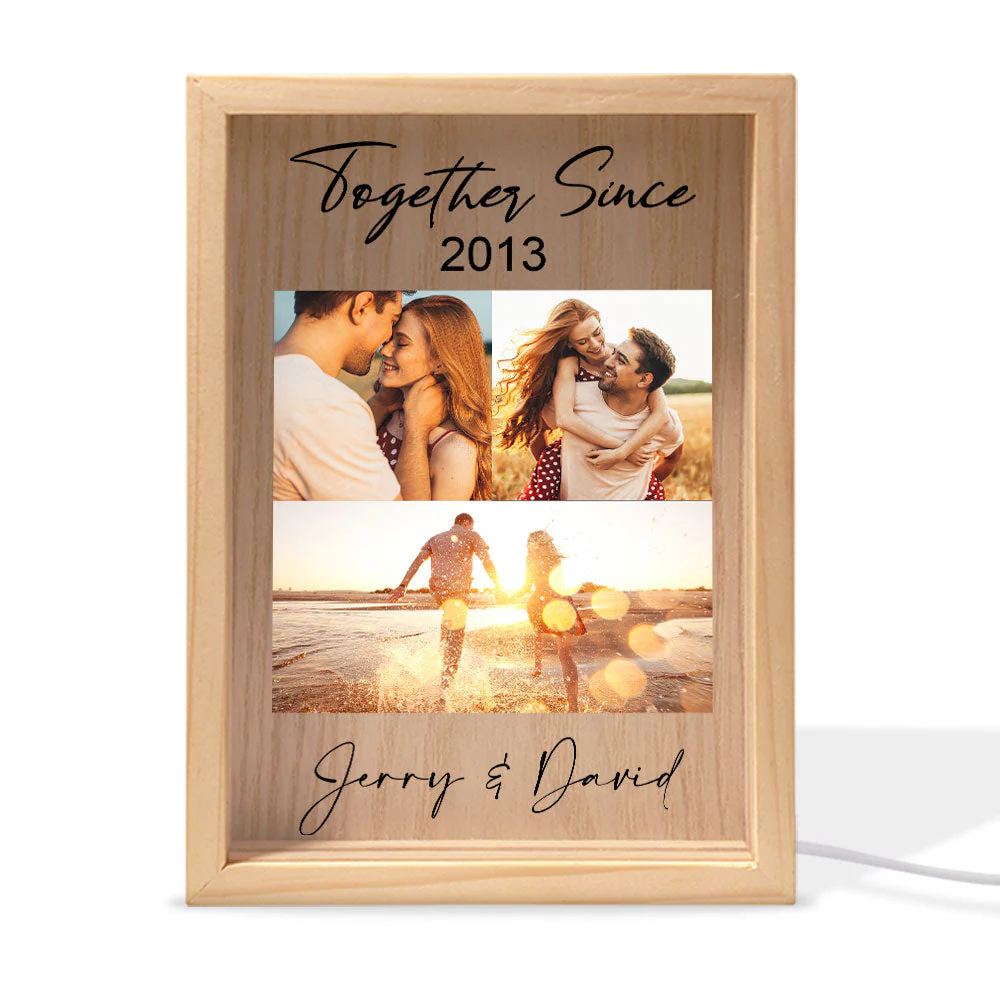 Together Since - Personalized Photo Frame Light Box - Image 9
