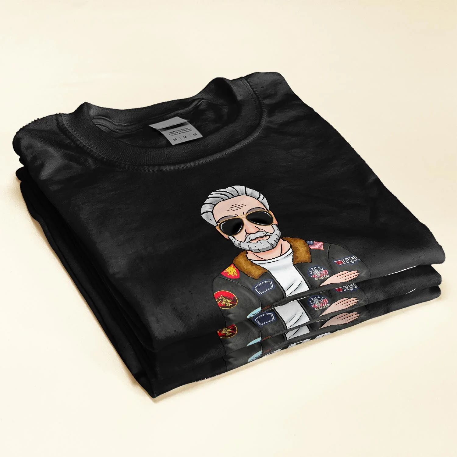 Top Dad - Personalized Shirt - Father's Day, Birthday, Funny Gift For Dad, Father, Top Gun Fans - Image 2