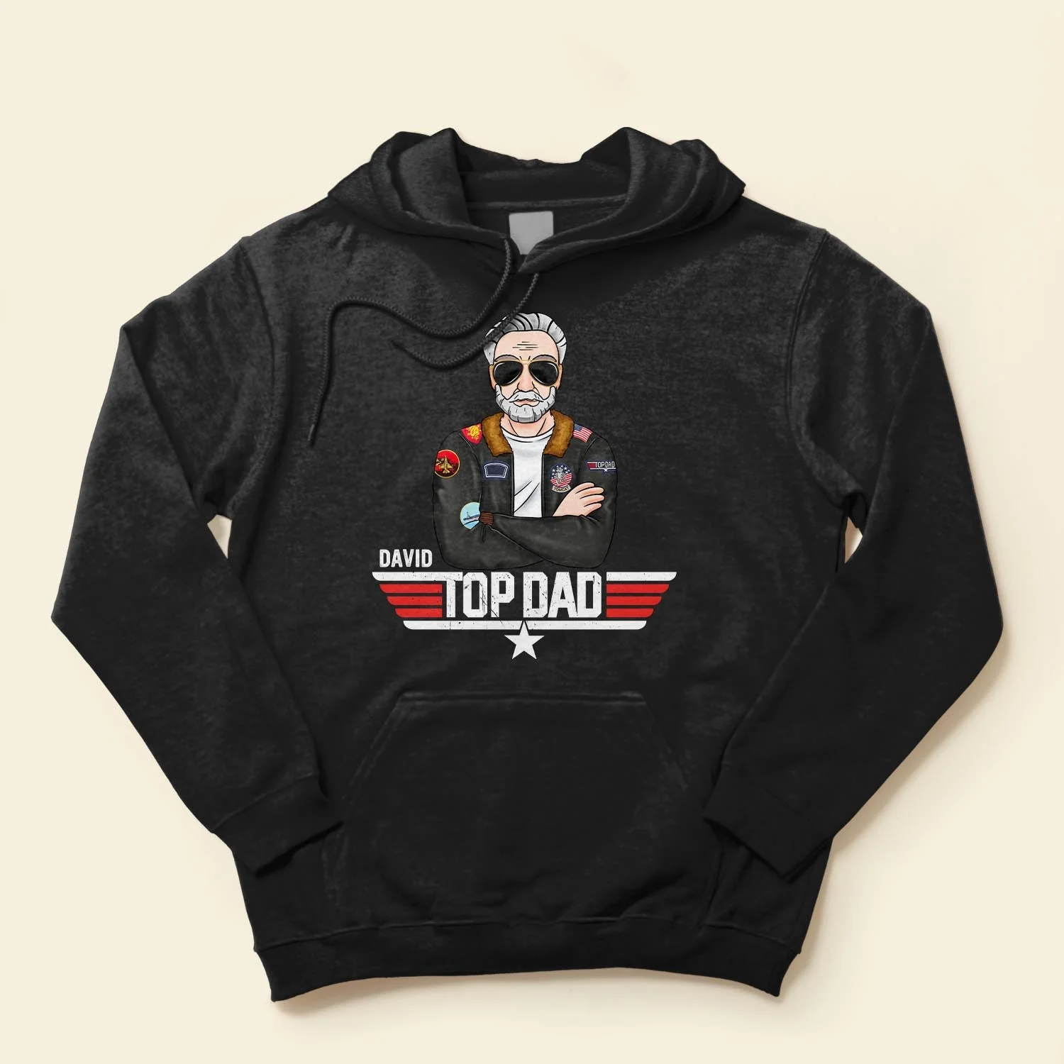 Top Dad - Personalized Shirt - Father's Day, Birthday, Funny Gift For Dad, Father, Top Gun Fans - Image 4