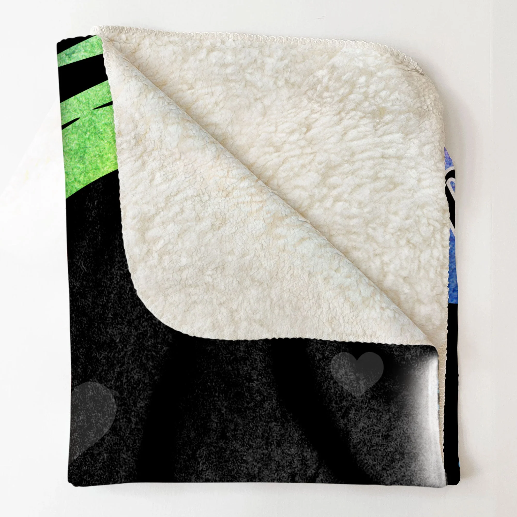 Touch This Heart Grandpa - Personalized Blanket - Image 4