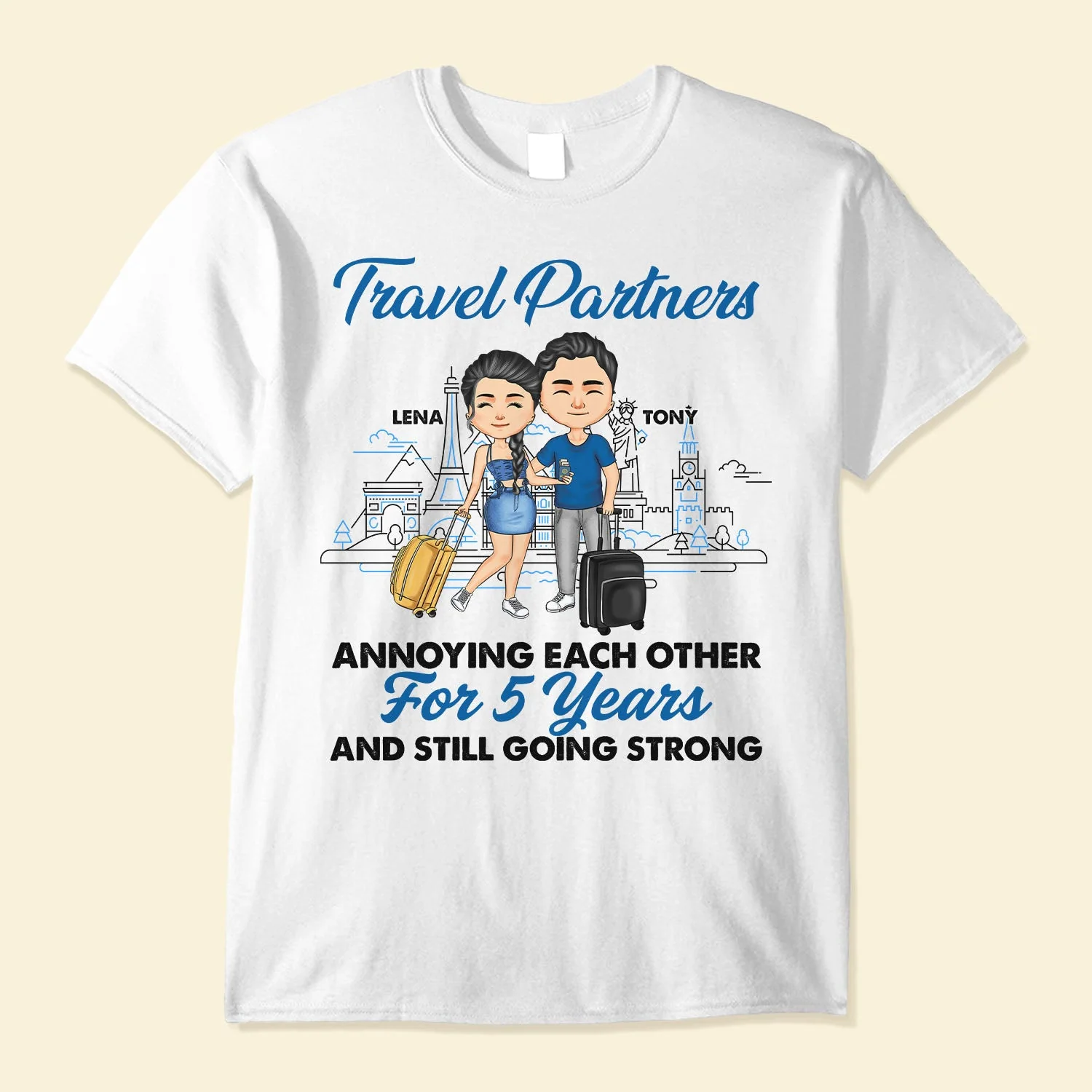 Travel Partners For Life - Personalized Shirt