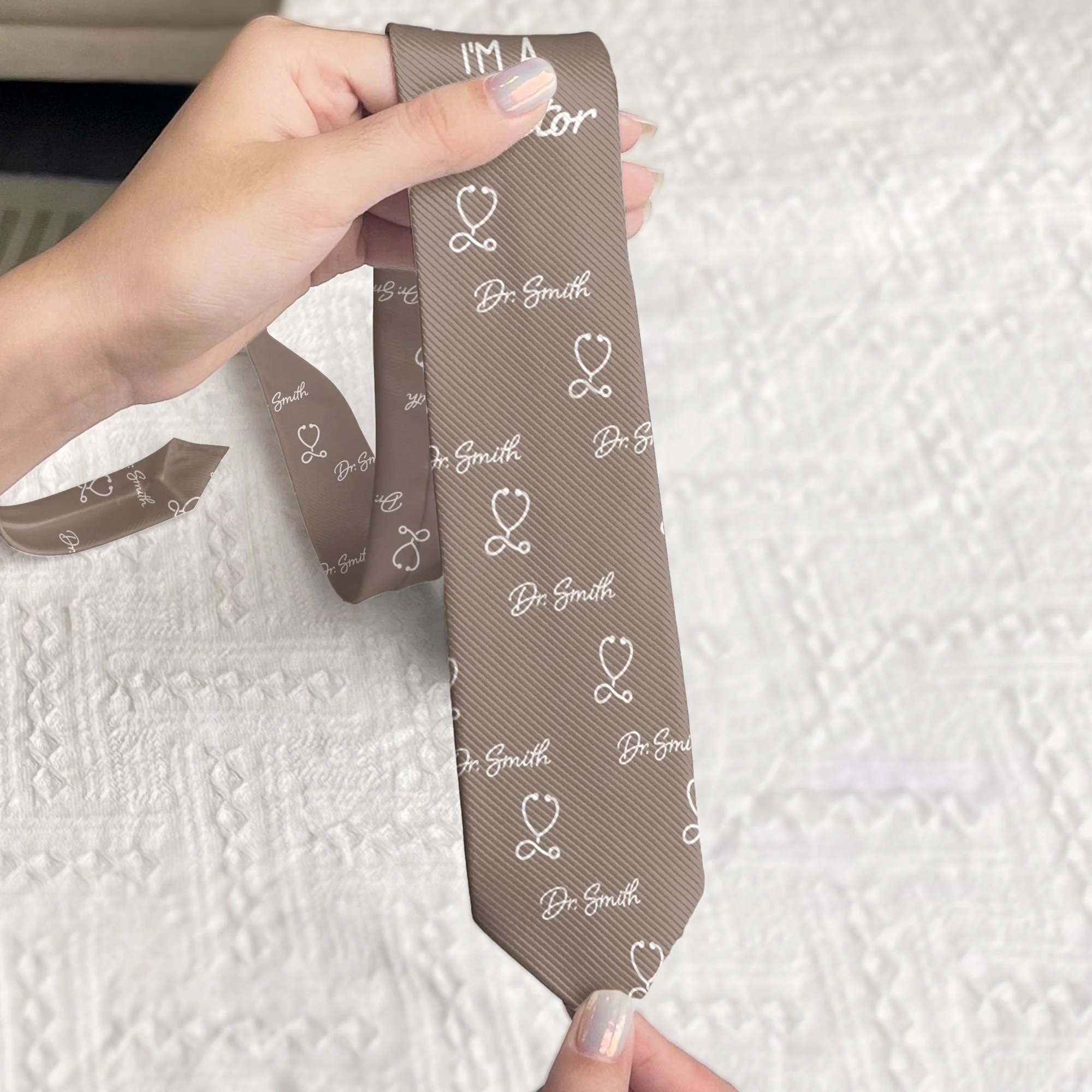 Trust Me I'm A Doctor - Custom Tie - Image 3