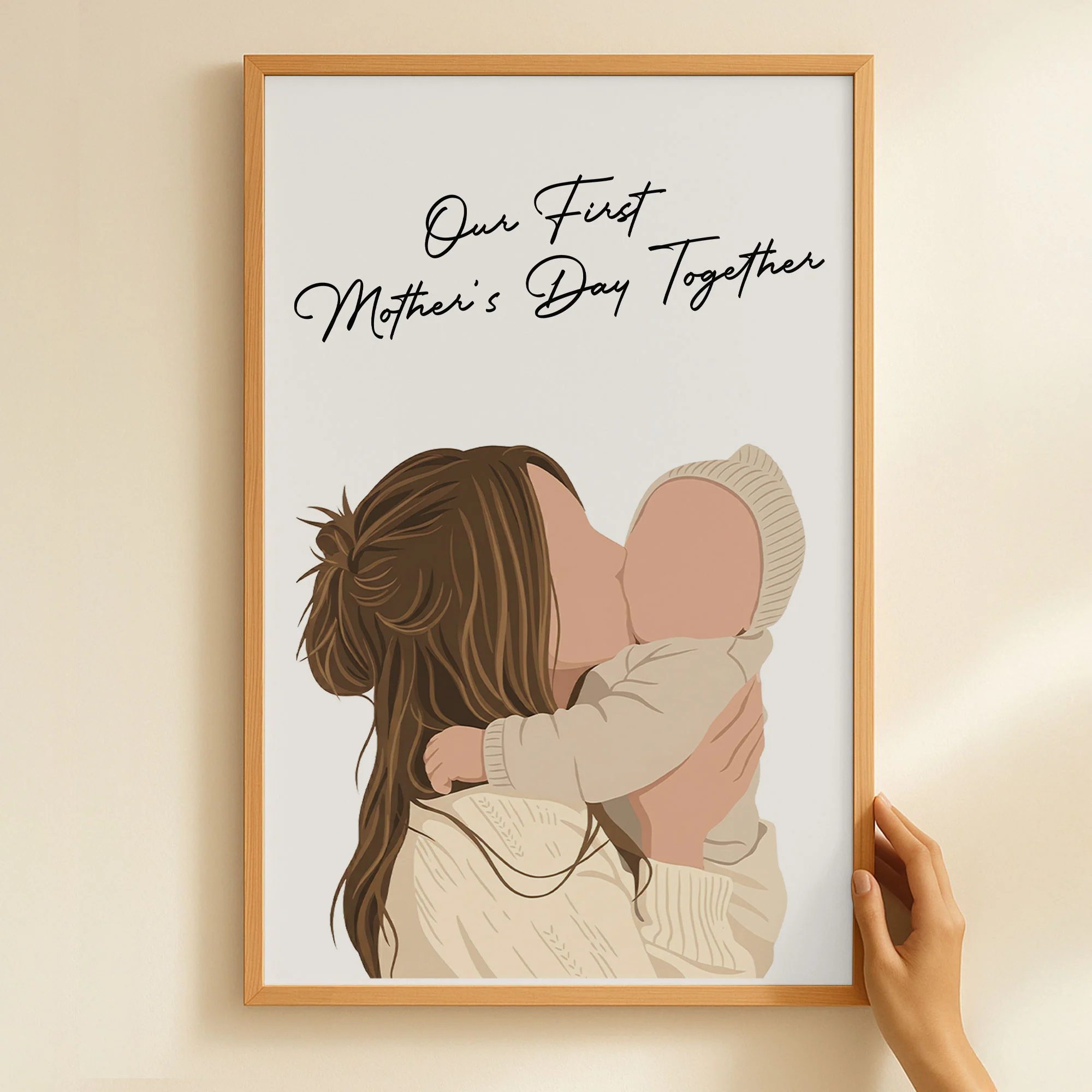 Turn Photo Into Faceless Art - Mother's Day Gift For Mom, Mum, Family - Personalized Poster - Image 6