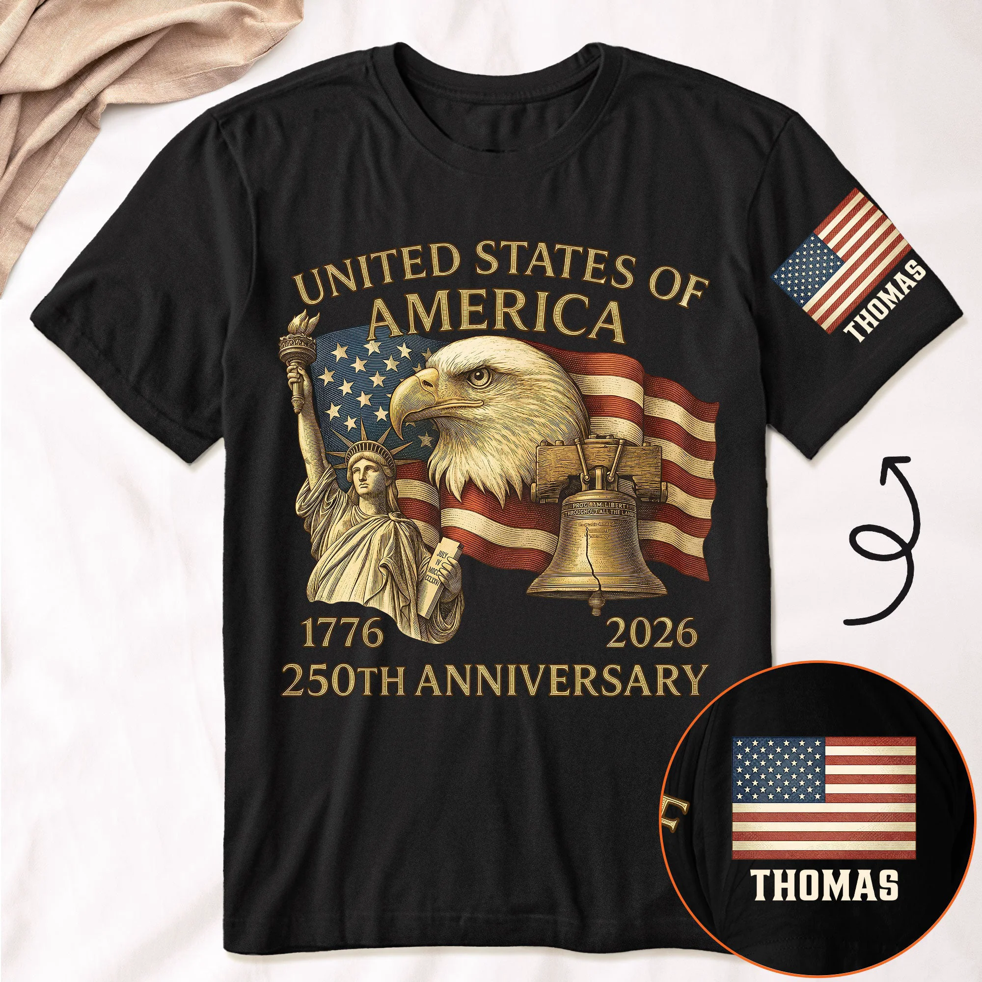 United State Of America - Personalized Shirt - Image 2