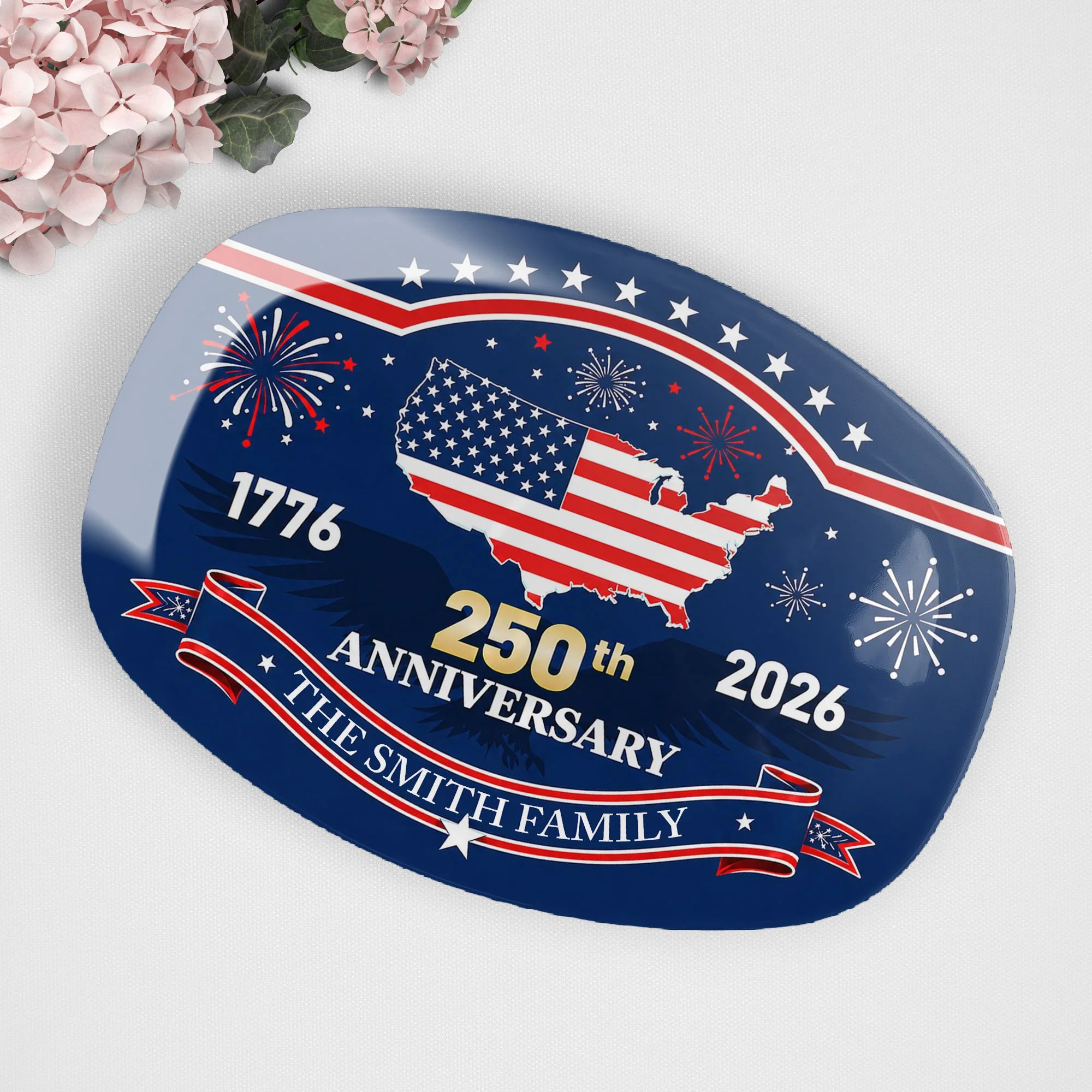 United States 250Th Anniversary - Personalized Platter - Image 3