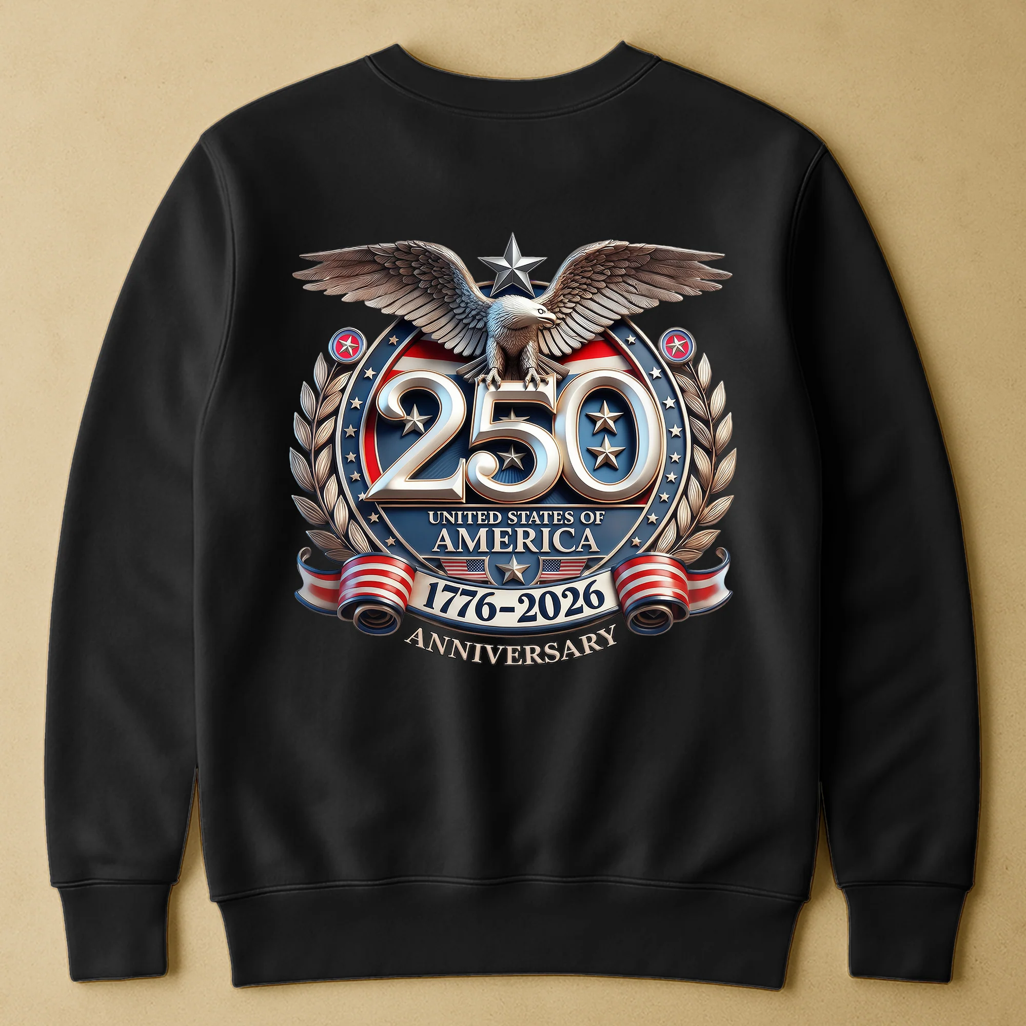 United States 250th Anniversary Silver Eagle - Back Printed Shirt - Image 18