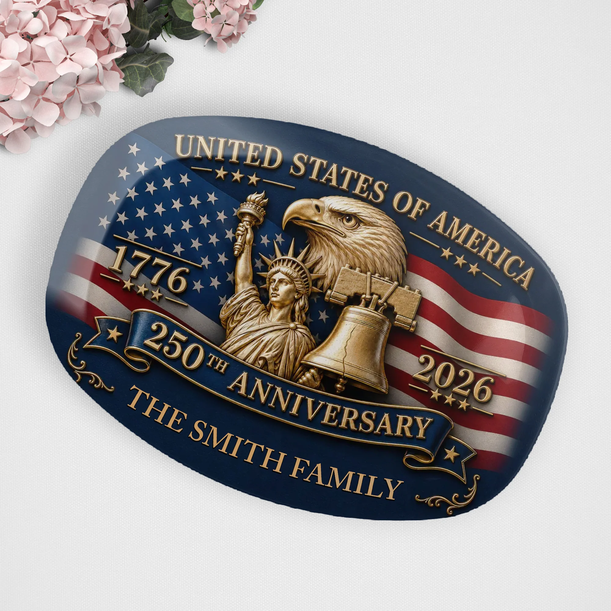 United States Of America 250Th Anniversary - Personalized Platter - Image 3